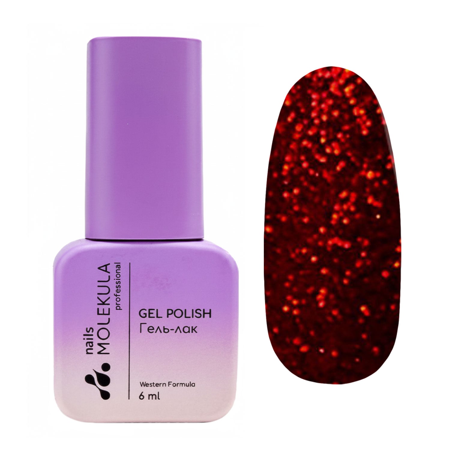 

Гель-лак для нігтів Nails Molekula Professional Gel Polish 102, 6 мл