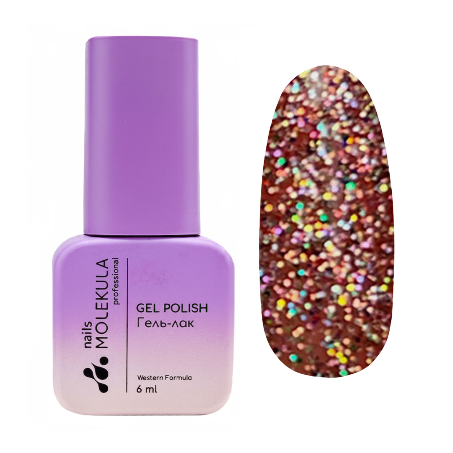 

Гель-лак для нігтів Nails Molekula Professional Gel Polish 108, 6 мл