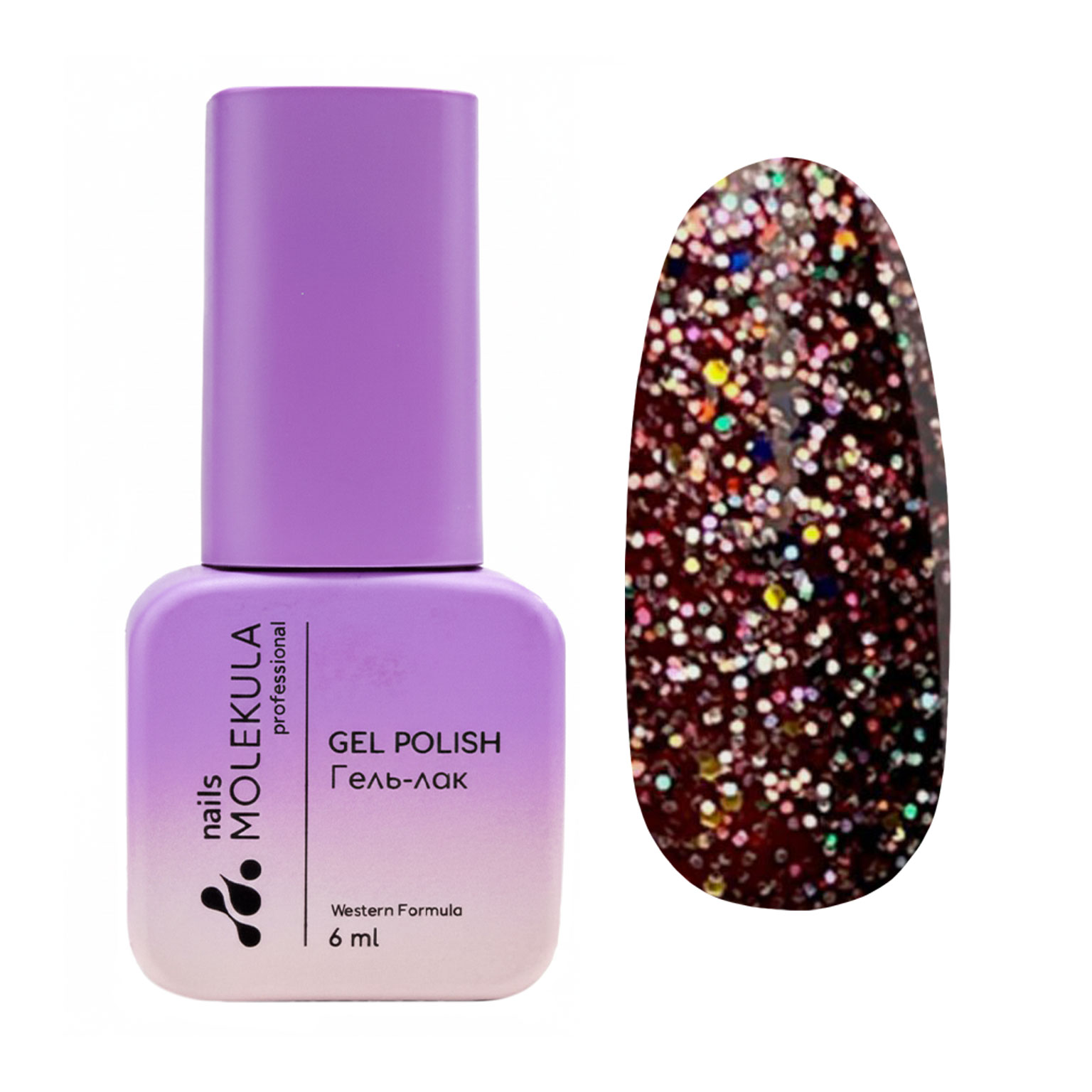 

Гель-лак для нігтів Nails Molekula Professional Gel Polish 109, 6 мл