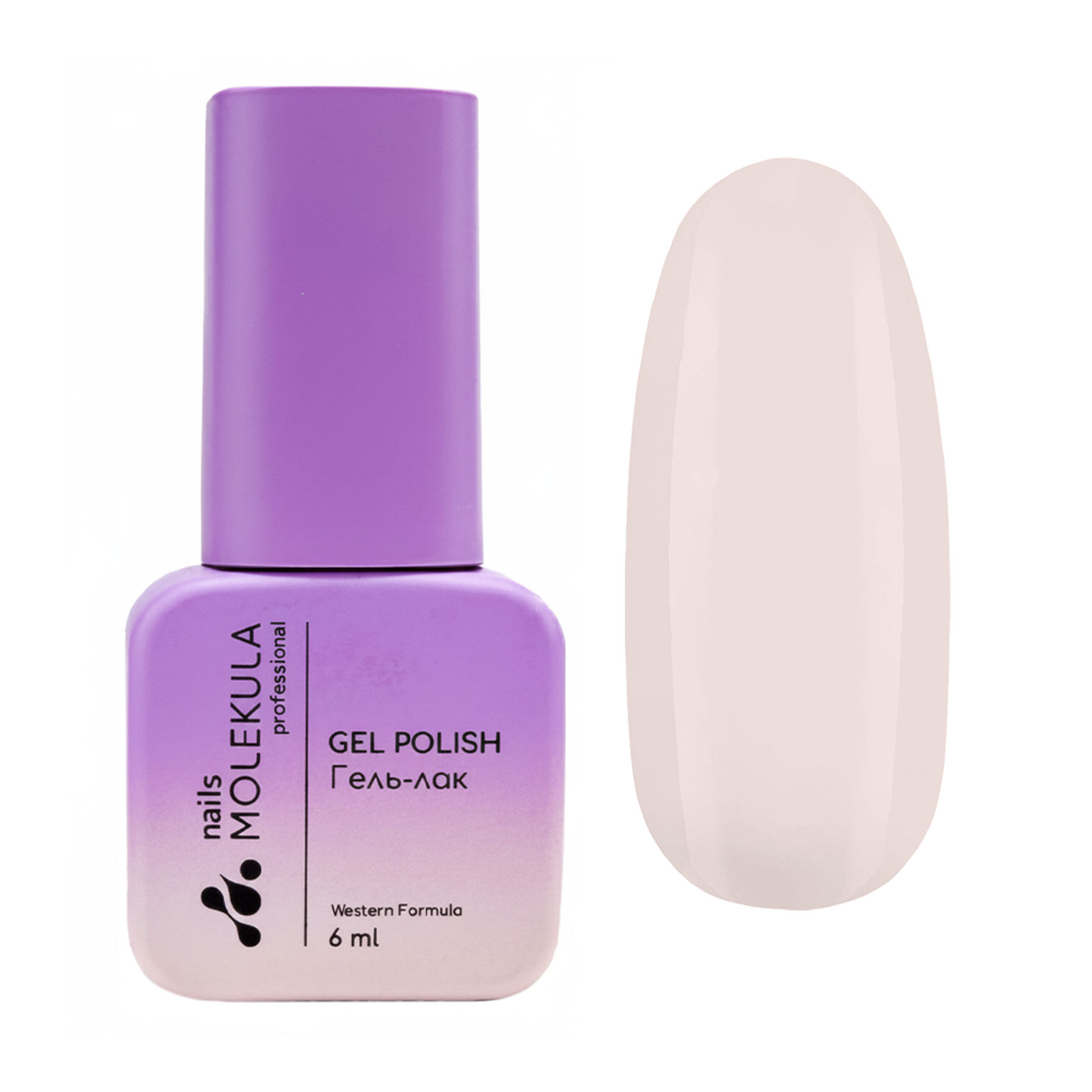 

Гель-лак для нігтів Nails Molekula Professional Gel Polish 124, 6 мл