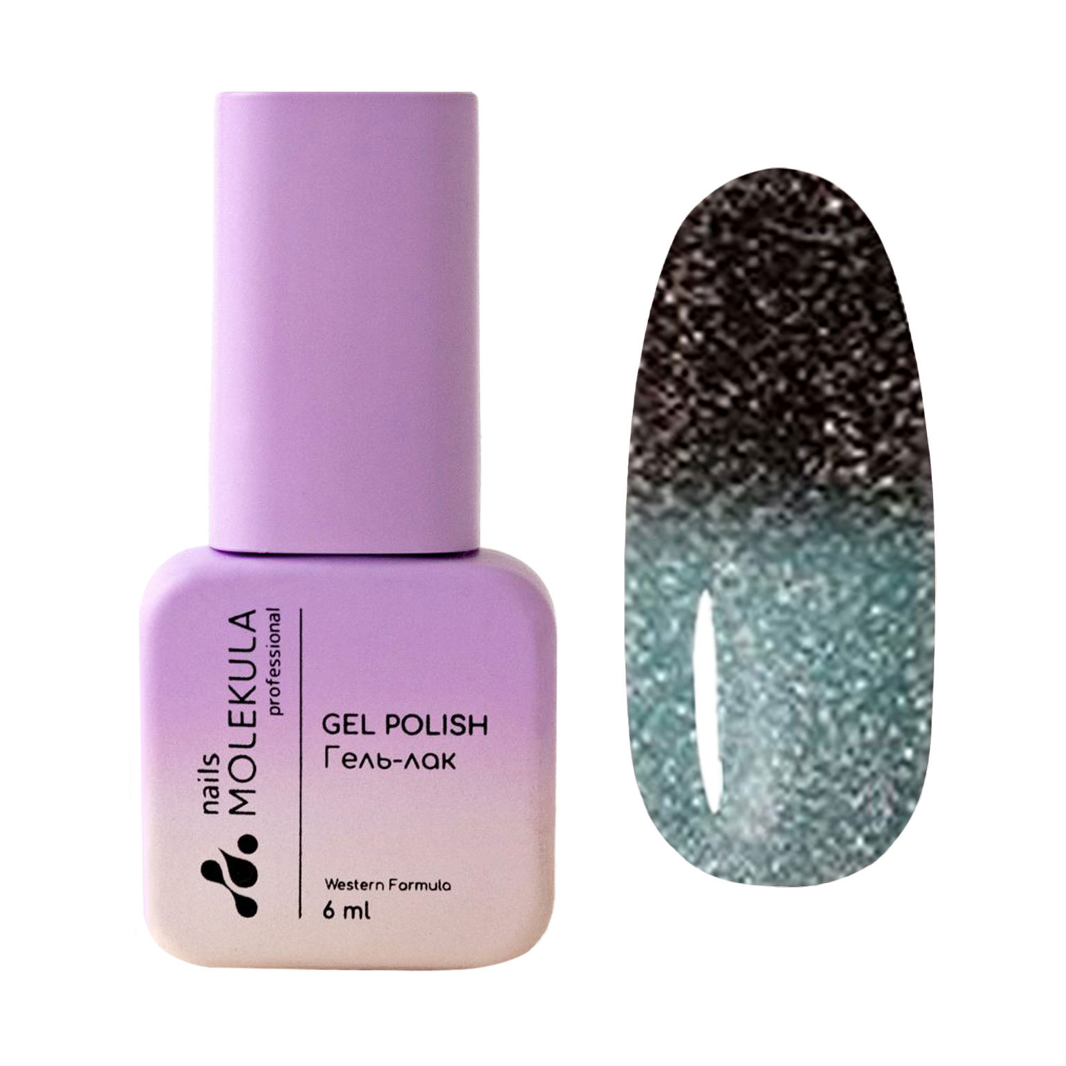 

Світловідбивний гель-лак для нігтів Nails Molekula Professional Flash Thermo Gel Polish FT02, 6 мл