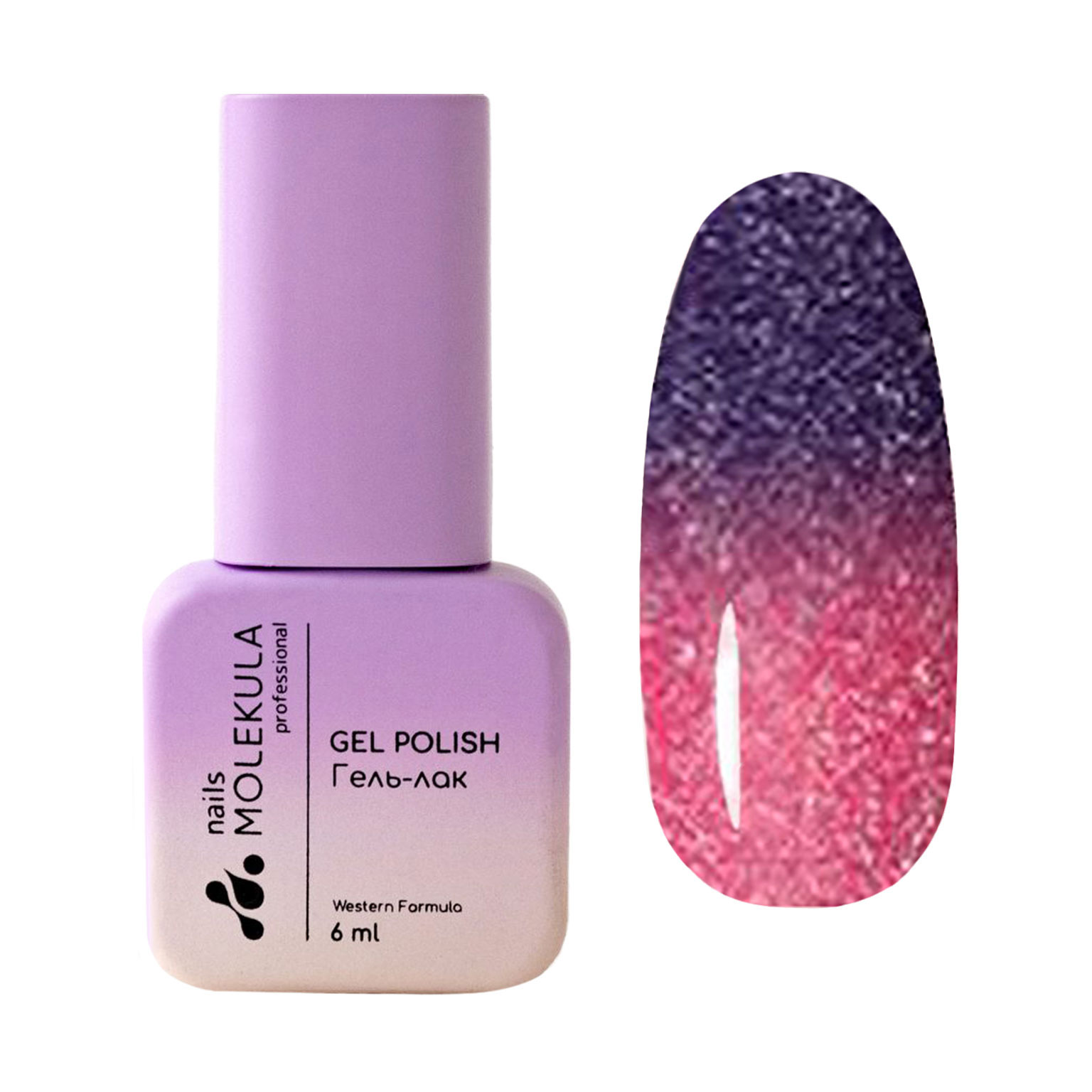 

Світловідбивний гель-лак для нігтів Nails Molekula Professional Flash Thermo Gel Polish FT04, 6 мл