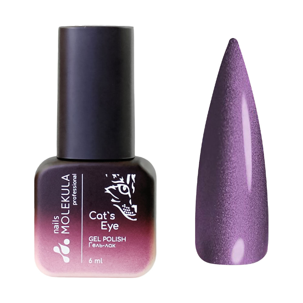 

Гель-лак для нігтів Nails Molekula Professional Ceramic Cat's Eye Gel Polish CC08, 6 мл