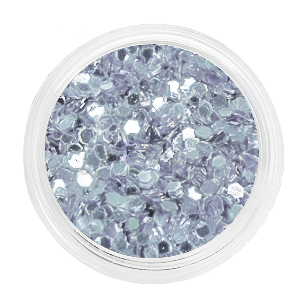 

Паєтки для декору нігтів Nails Molekula Professional Sequins For Nails, Silver, 3 г