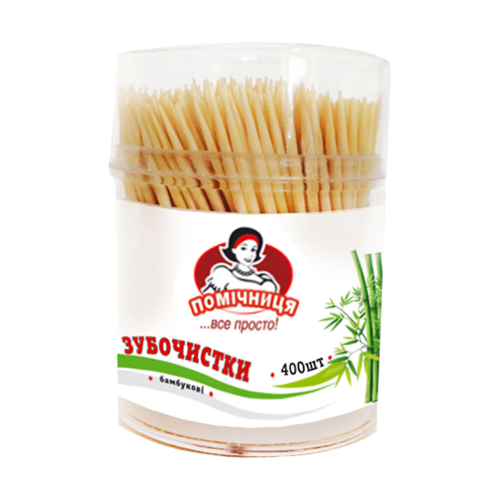 

Зубочистки бамбукові Помічниця, 400 шт