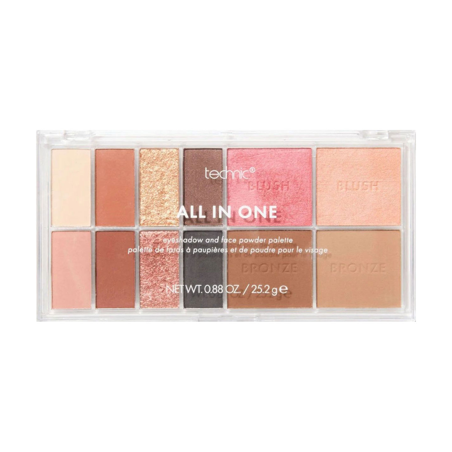 

Палетка для макіяжу обличчя technic All In One Palette, 25.2 г