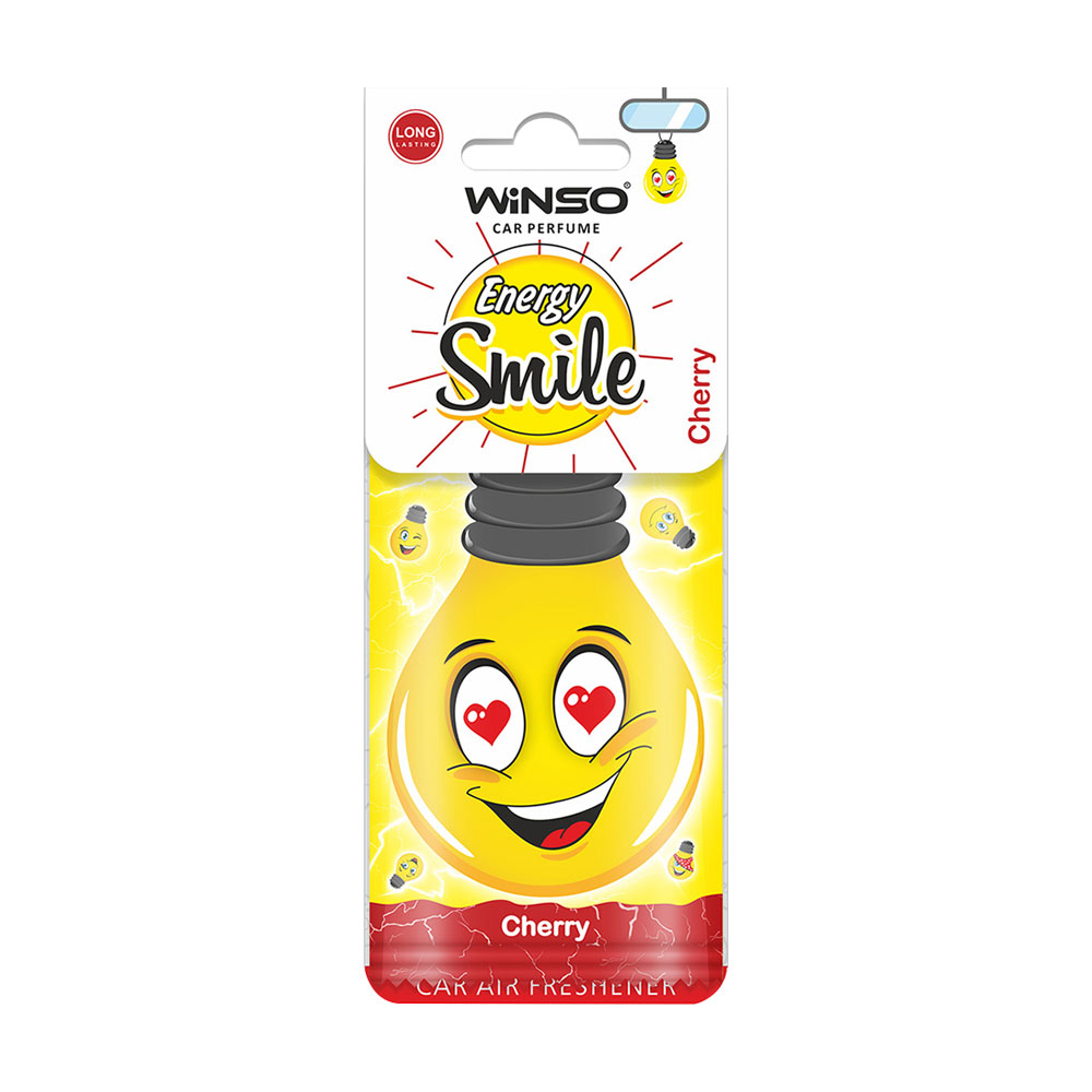

Ароматизатор для авто Winso Energy Smile, Cherry, 6 г