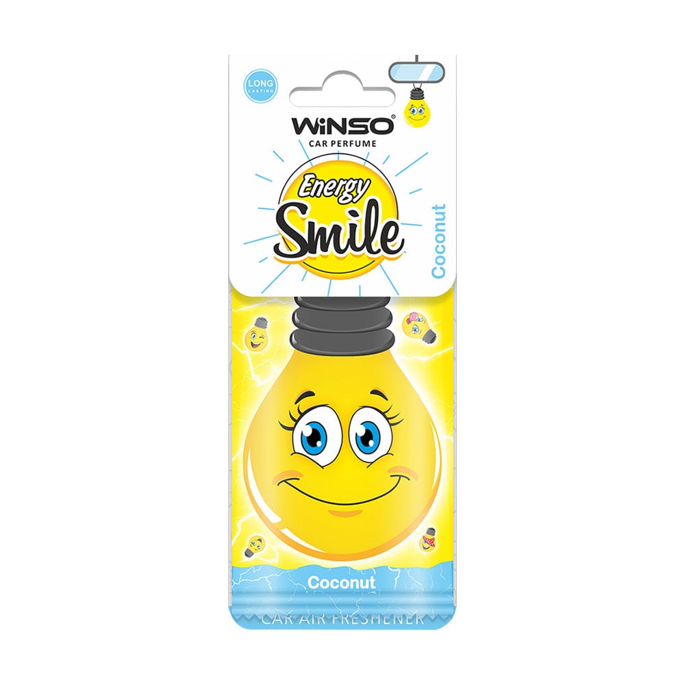 

Ароматизатор для авто Winso Energy Smile, Coconut, 6 г