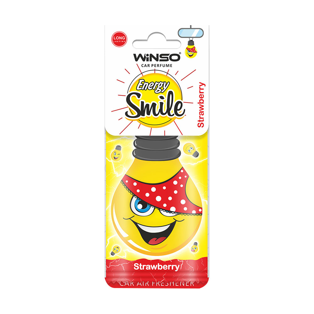 

Ароматизатор для авто Winso Energy Smile, Strawberry, 6 г