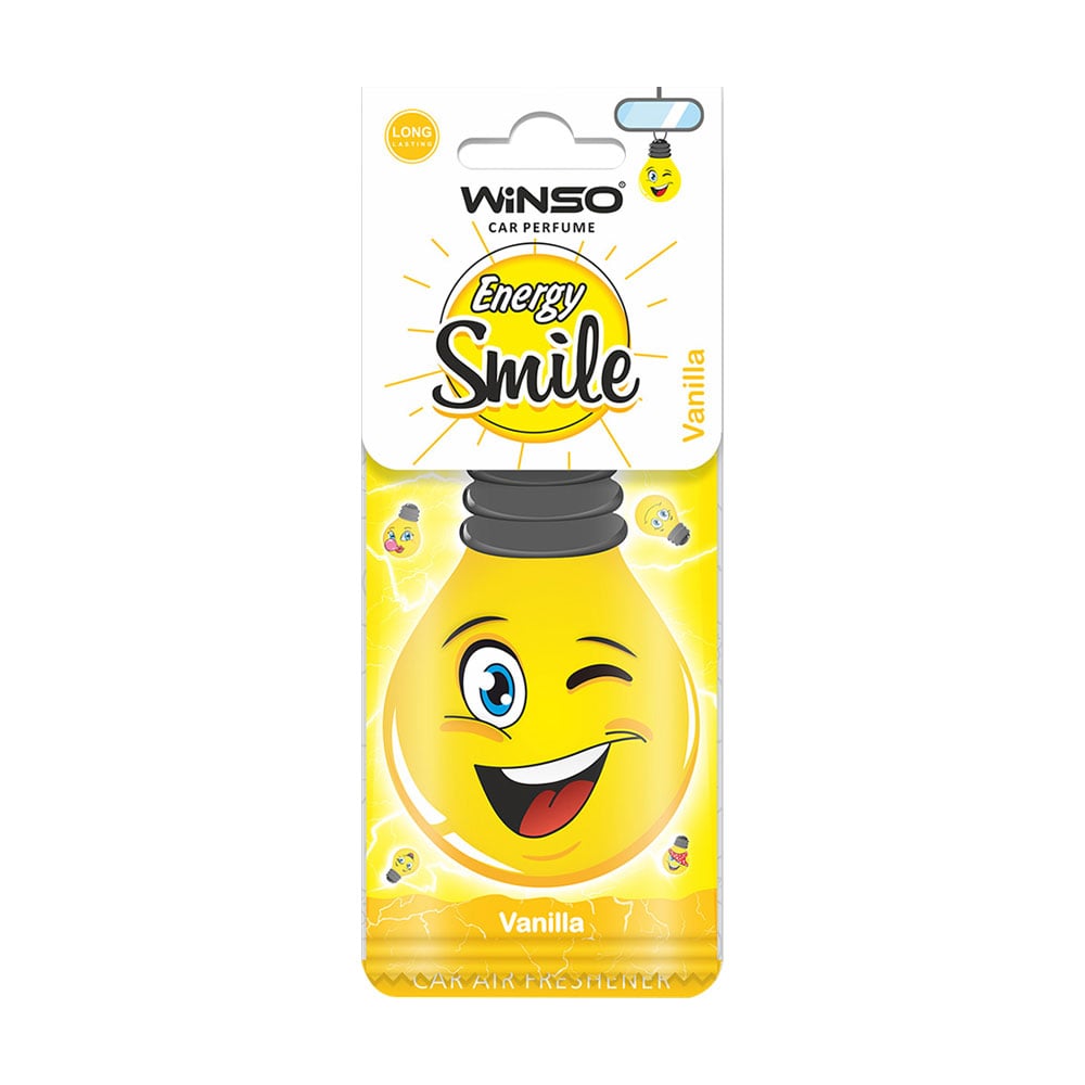 

Ароматизатор для авто Winso Energy Smile, Vanilla, 6 г
