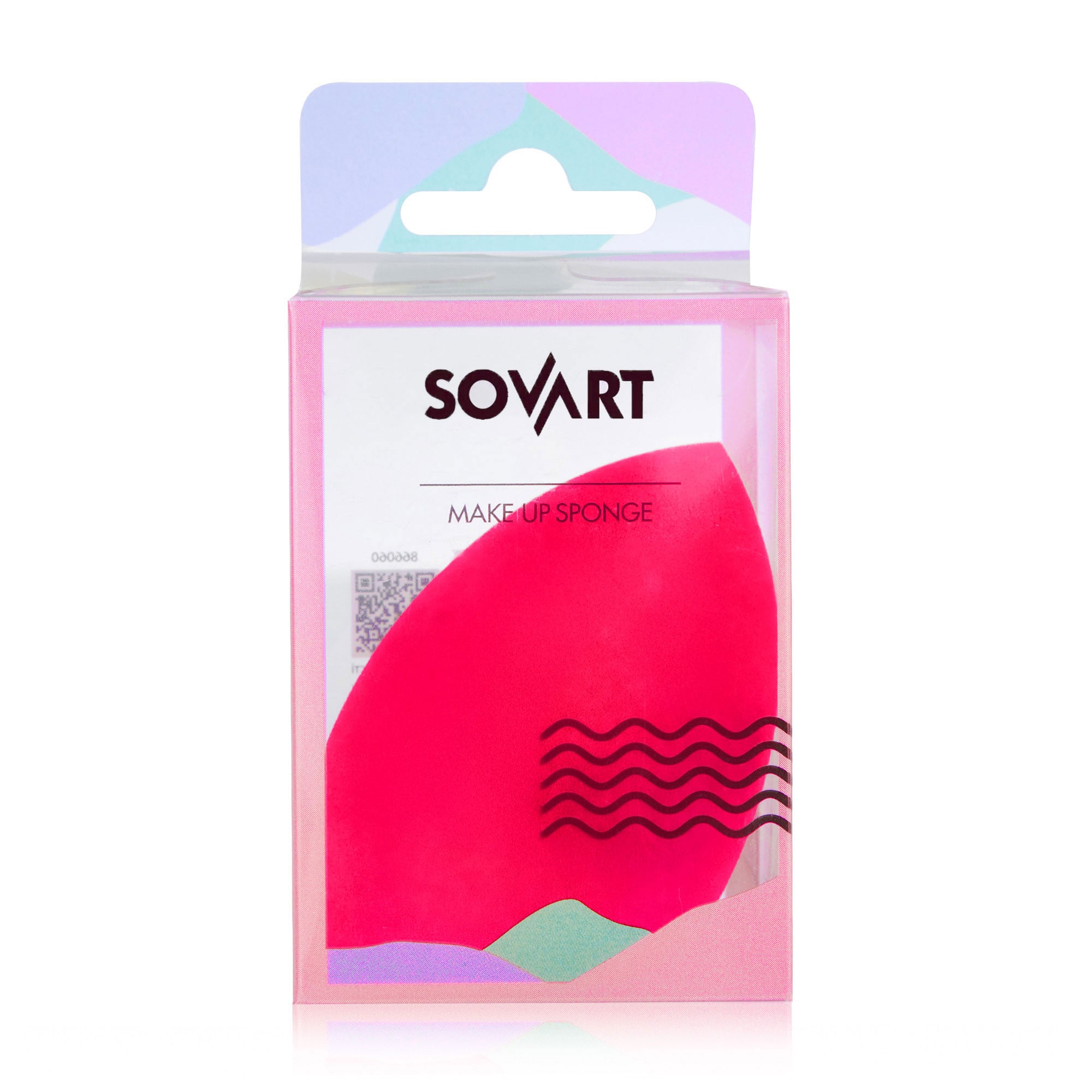 

Б'юті-блендер для макіяжу Sovart Крапля зі зрізом, кораловий, 1 шт