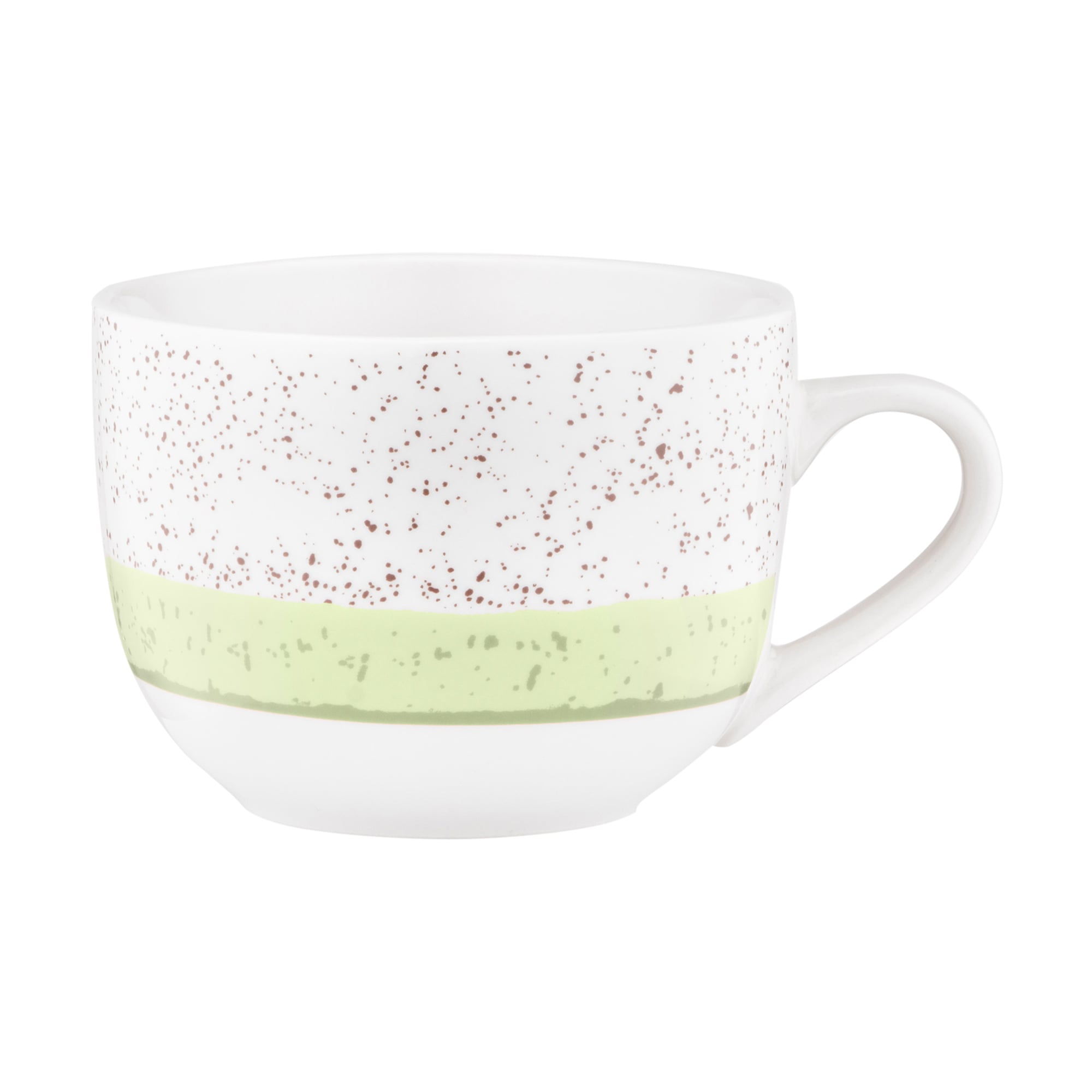 

Чашка Ardesto Siena біло-зелена, 500 мл (AR2950SWG)