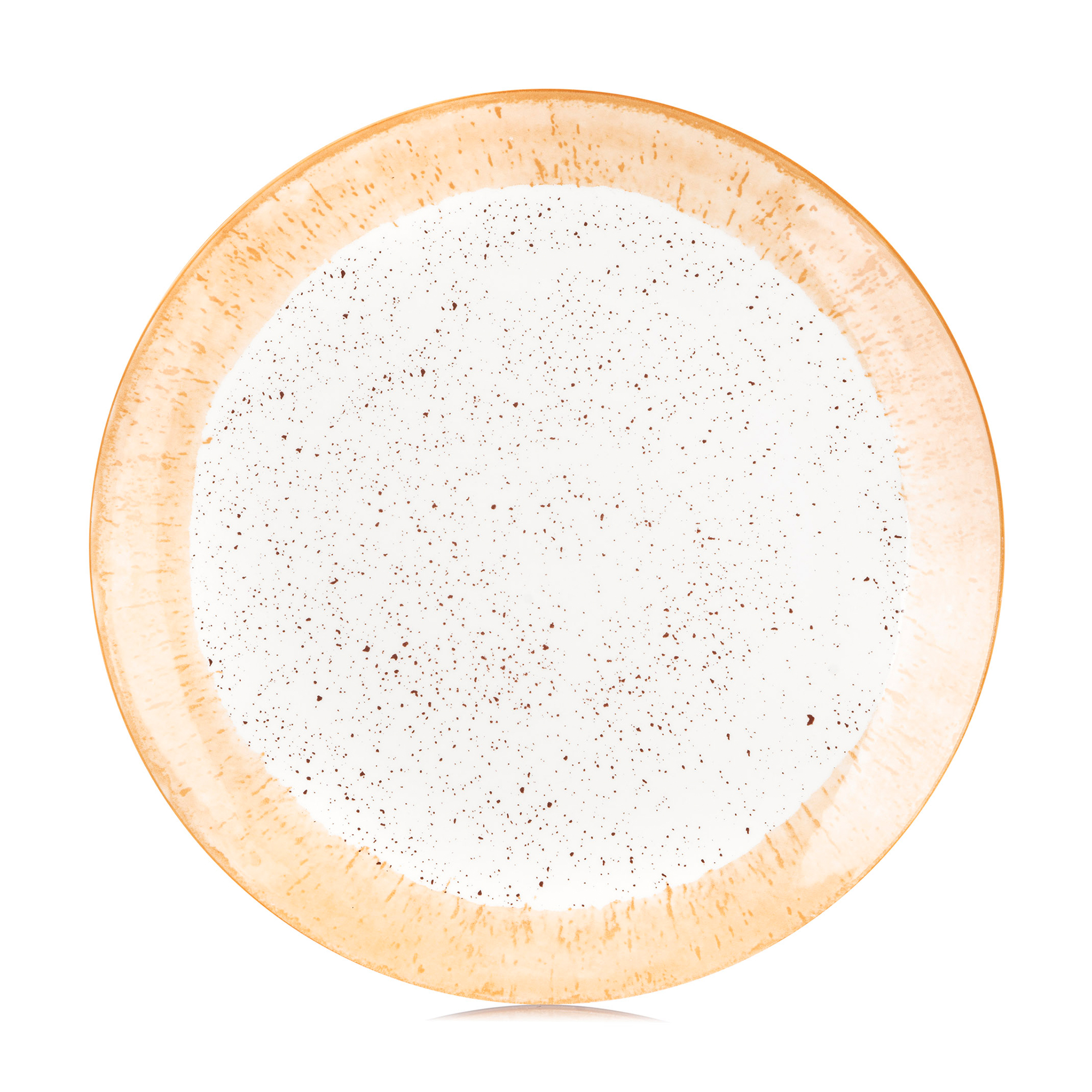 

Тарілка обідня Ardesto Siena біло-жовта, 27 см (AR2927SBG)