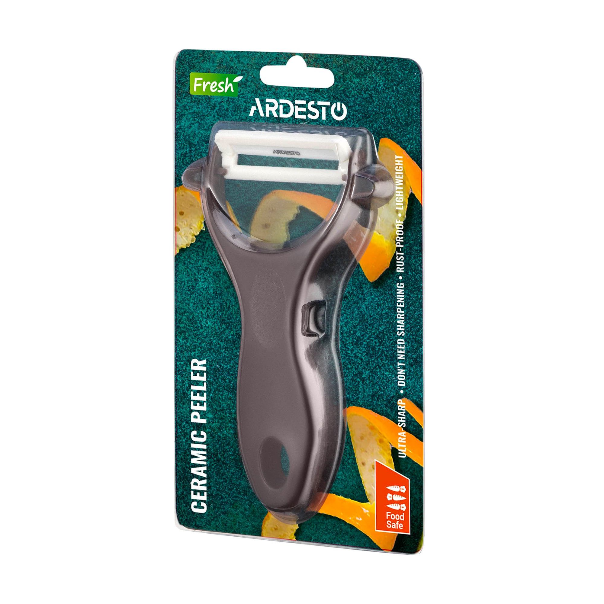 

Овочечистка Ardesto Fresh керамічна, коричнева (AR2101BR)