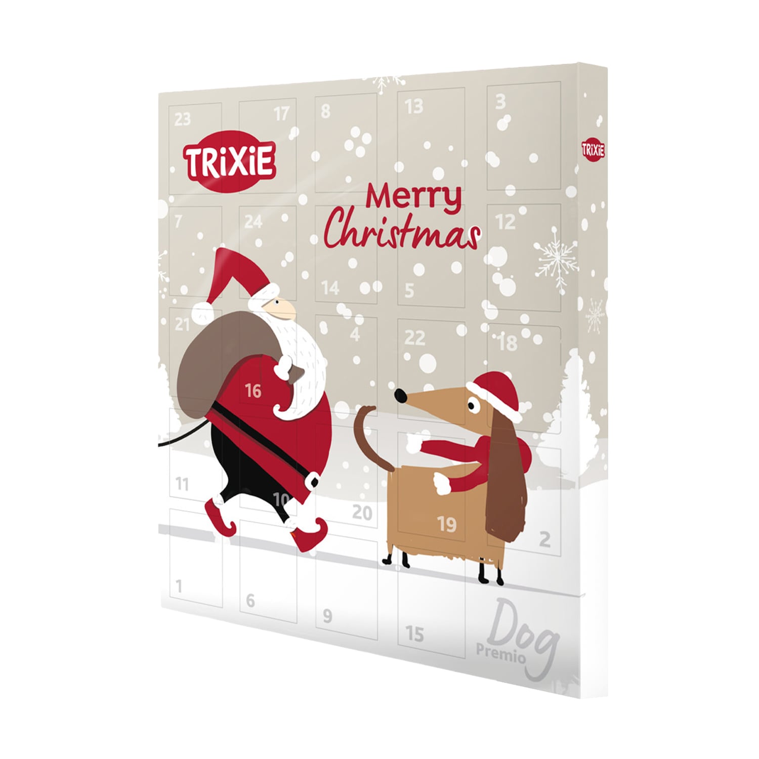 

Адвент-календар для собак Trixie Premio, 30*34*3.5 см, 24 відділи