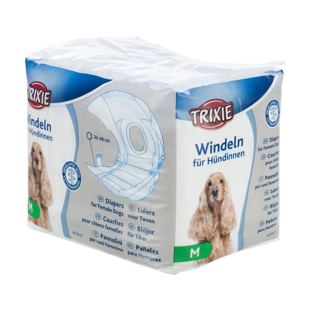 

Підгузки для собак (дівчаток) Trixie розмір M (32-48 см), 12 шт (23633)