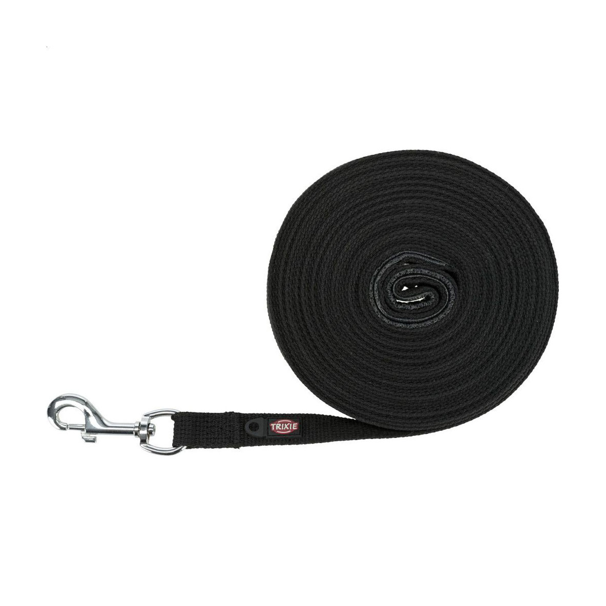 

Повідець для собак Trixie котон, чорний, розмір M-L, 10 м, 20 мм (19911)