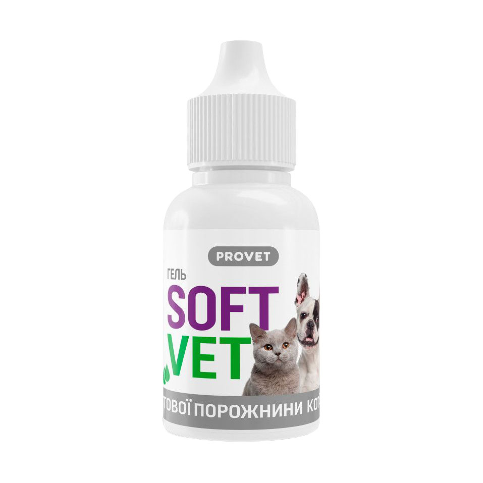 

Гель для гігієни ротової порожнини ProVET Soft Vet для котів та собак, 15 мл