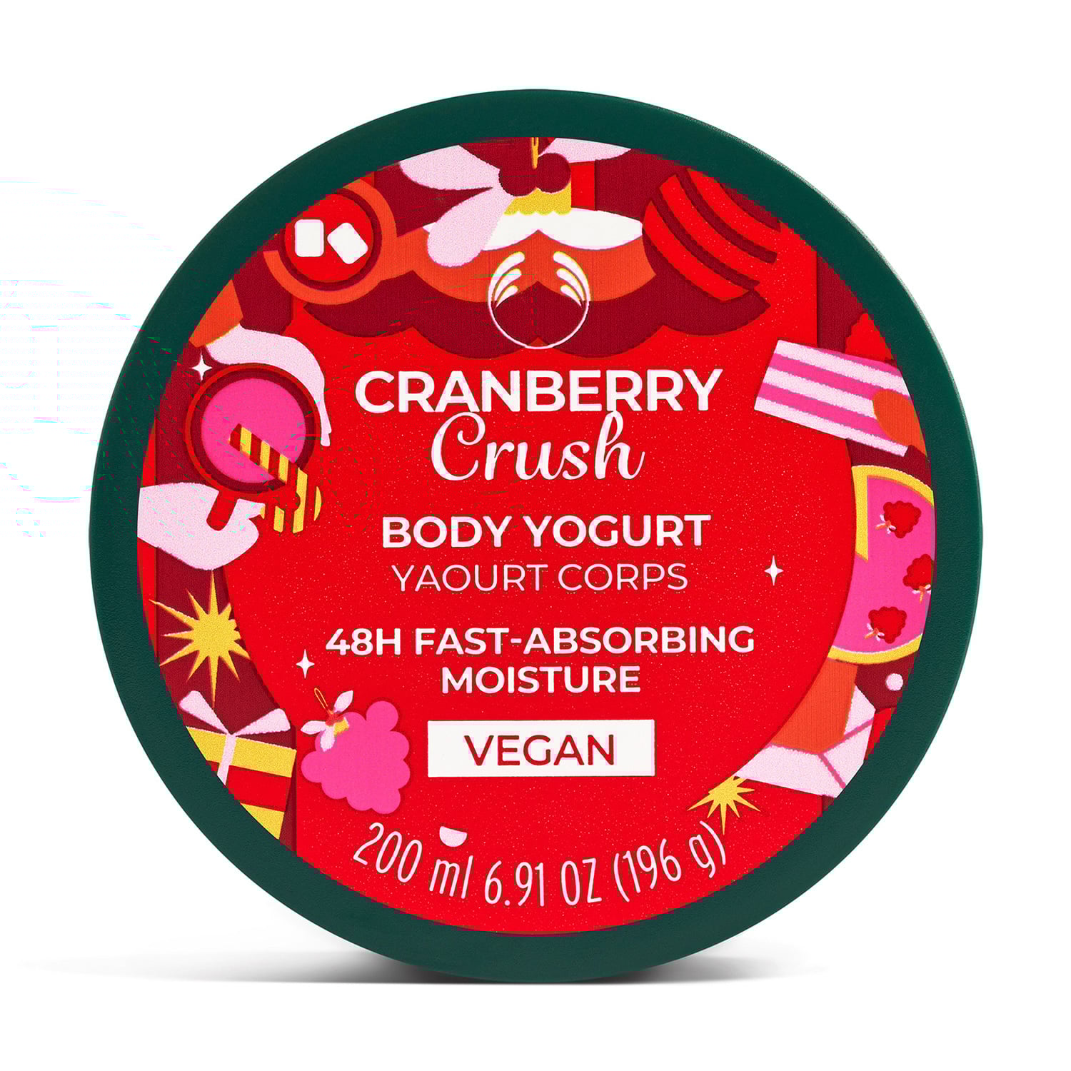 

Йогурт для тіла The Body Shop Cranberry Crush Body Yogurt Журавлиновий краш, 200 мл