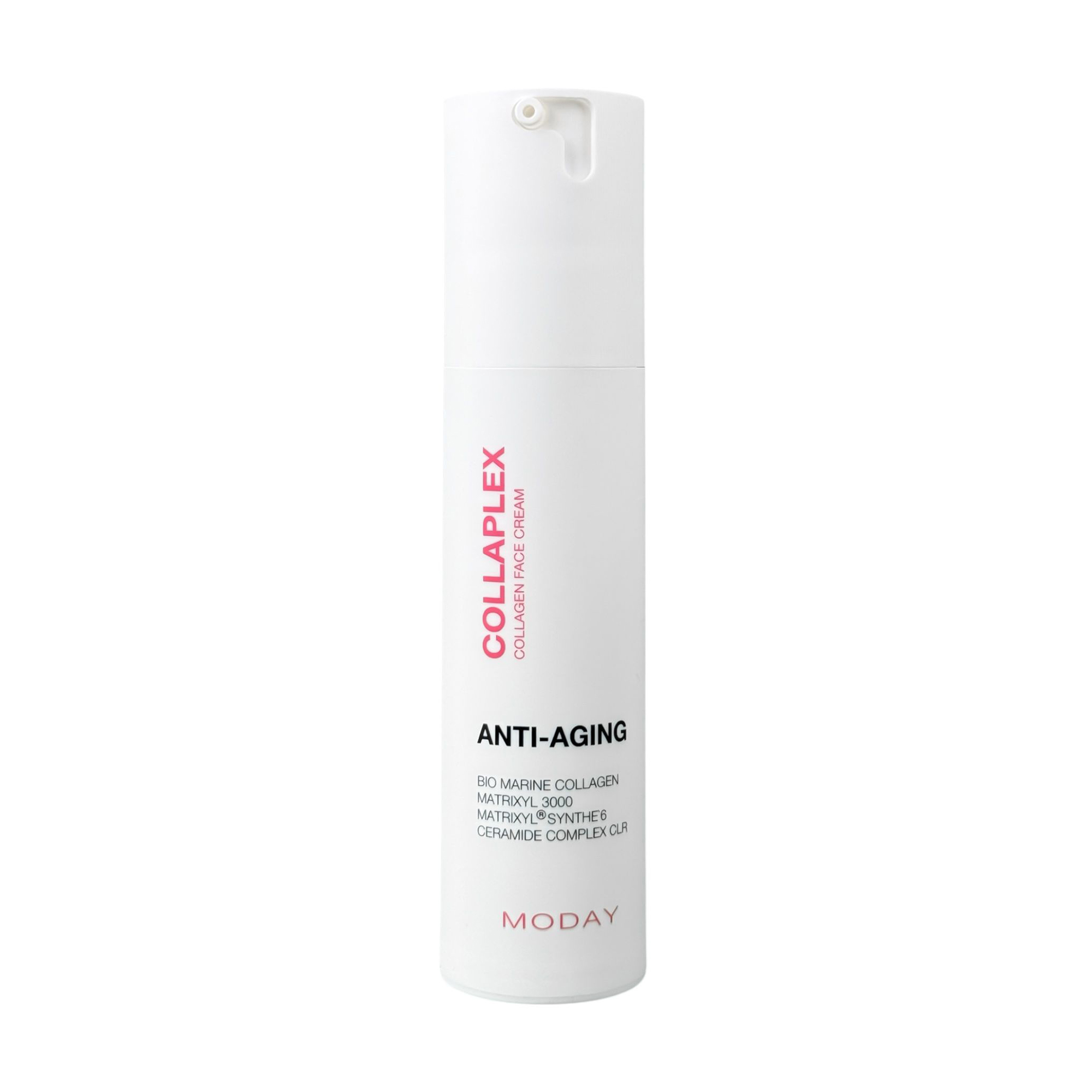 Антивіковий крем-флюїд для обличчя moday Collaplex Anti-Aging Collagen Face Cream з колагеном, пептидами та церамідним комплексом, 50 мл