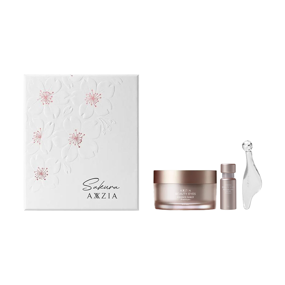 

Набір для шкіри навколо очей AXXZIA Beauty Eyes Care Set Sakura (крем, 15 мл + патчі, 60 шт + масажер)