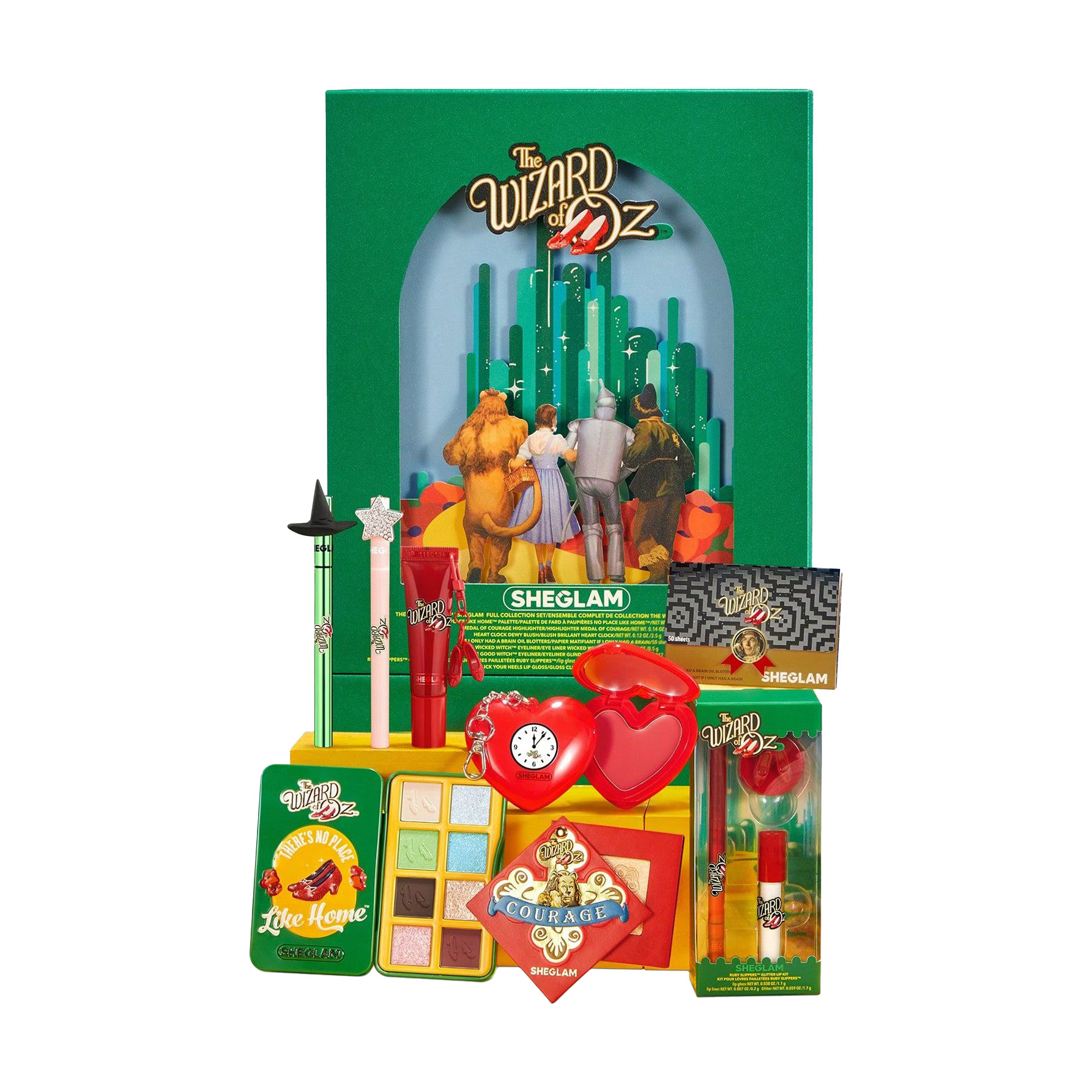 

Колекційний набір для макіяжу Sheglam The Wizard Of Oz Full Collection Set, 10 продуктів