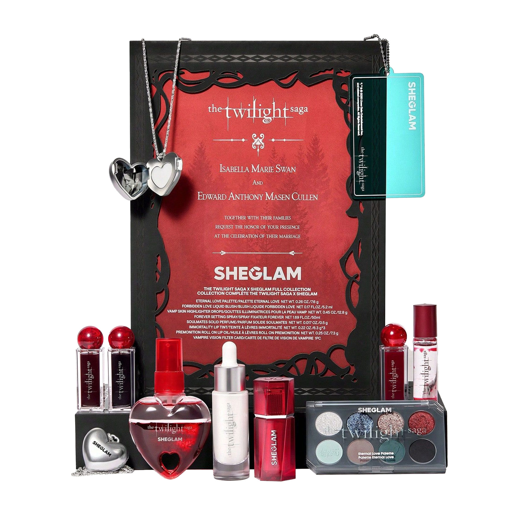 

Колекційний набір для макіяжу Sheglam The Twilight Saga Full Collection Set, 9 продуктів