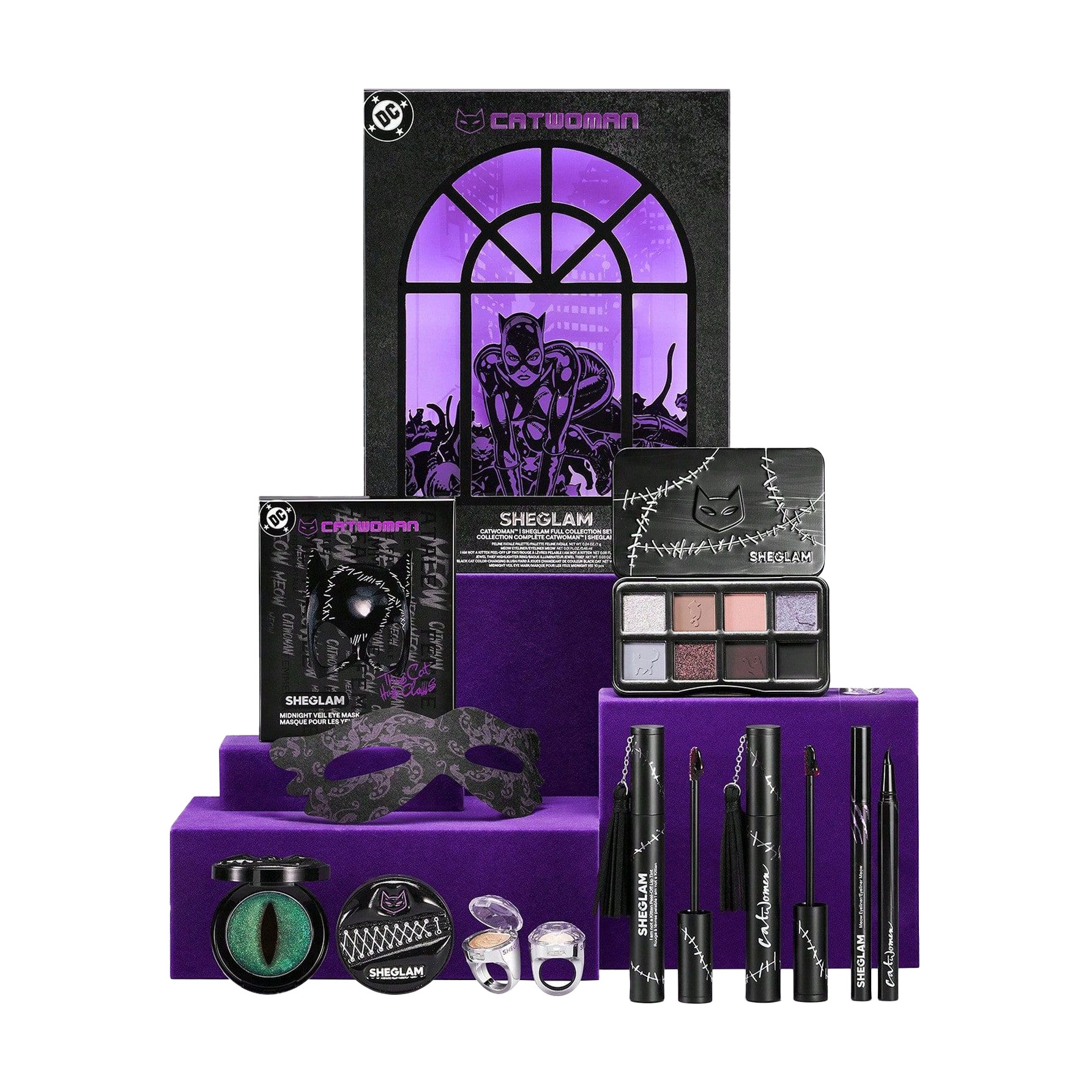 

Колекційний набір для макіяжу Sheglam Catwoman Full Collection Set, 7 продуктів