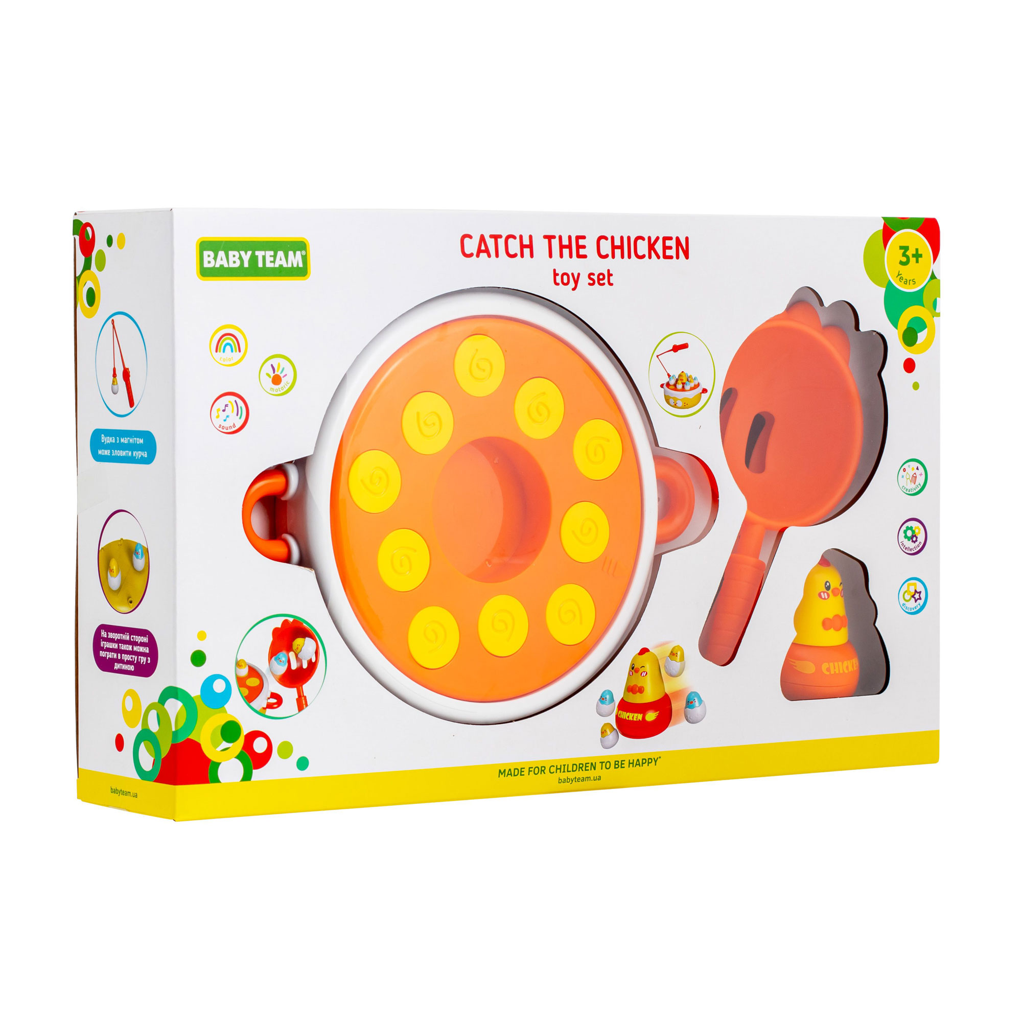 

Іграшковий набір Baby Team Впіймай курча, від 3 місяців (8674)