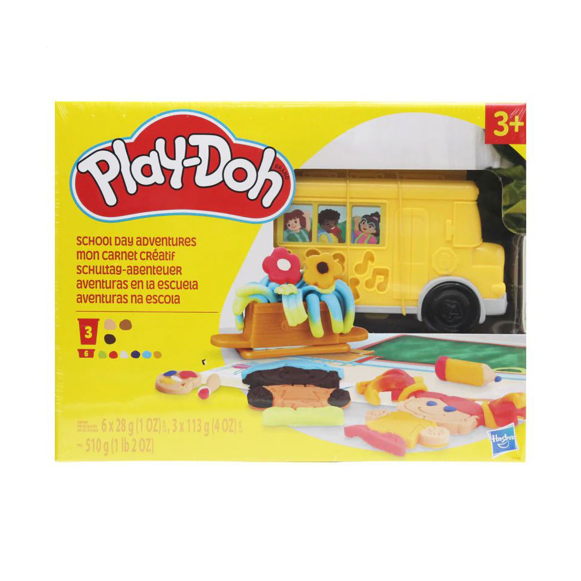 

Набір для ліплення Play-Doh Шкільні пригоди, від 3 років, 9 баночок (F9140)