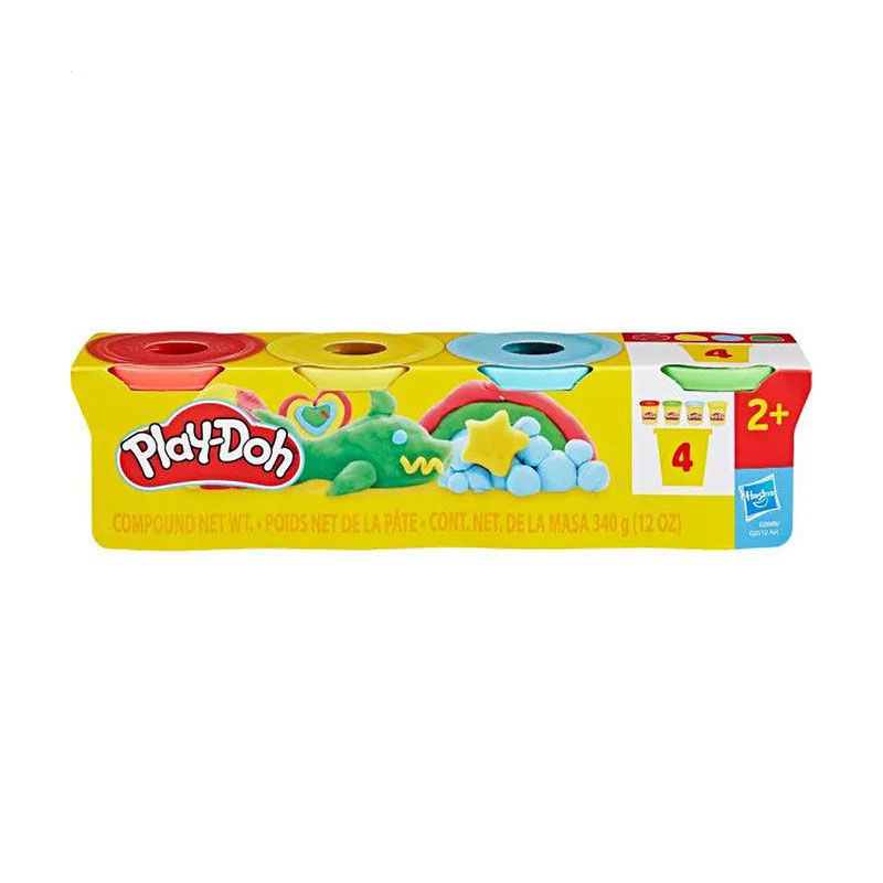 

Набір для ліплення Play-Doh Classic, від 2 років, 4 баночки (G0512/G0688)