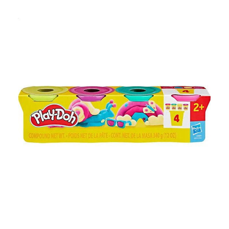 

Набір для ліплення Play-Doh Vibrant, від 2 років, 4 баночки (G0512/G0689)