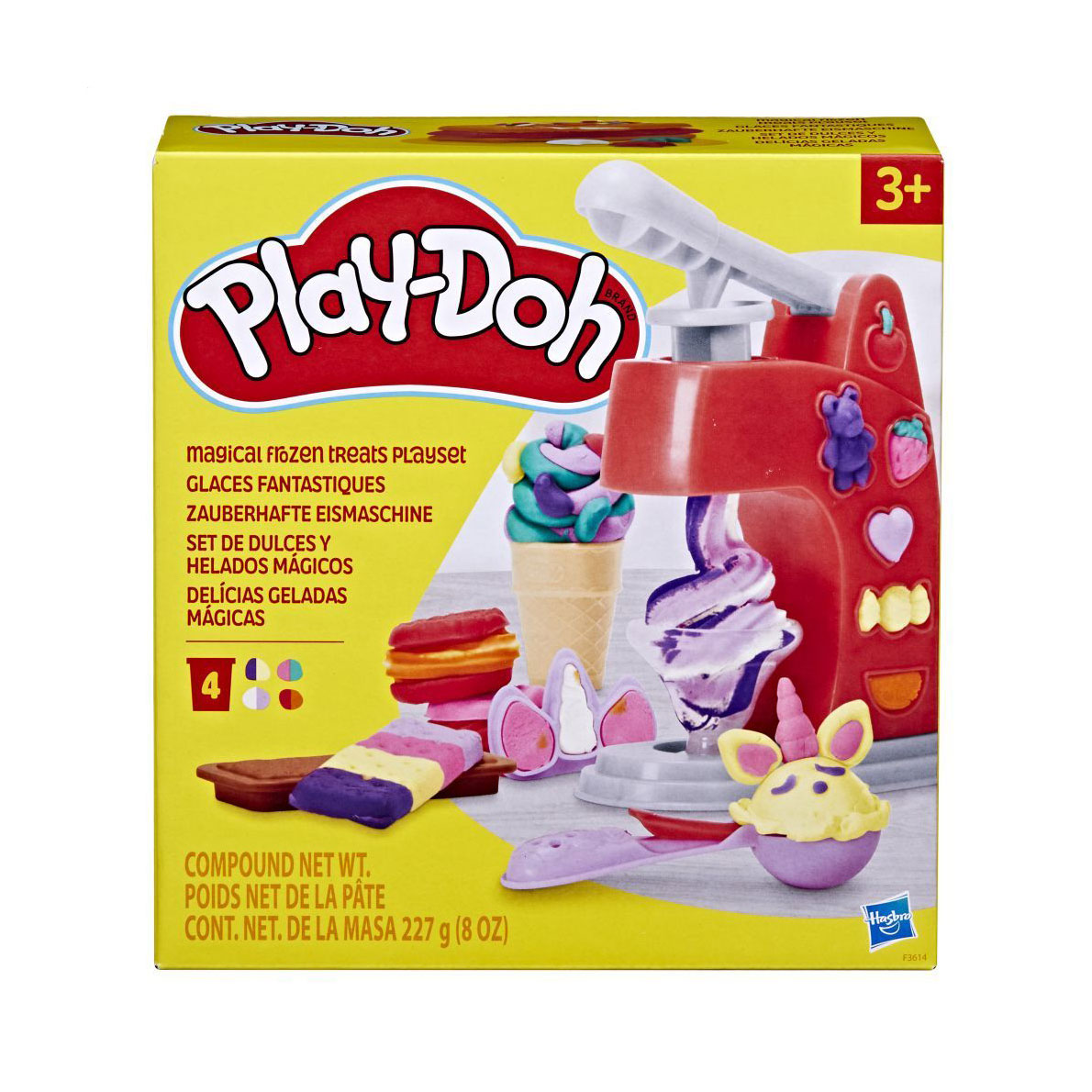 

Набір для ліплення Play-Doh Magical Frozen Treats, від 3 років, 4 баночки (F3614)