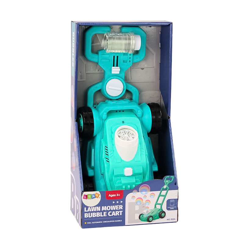 

Машина для мильних бульбашок JH Каталка-газонокосарка з підсвіткою, бірюзова, від 3 років, 44.5*25.4*19.3 см