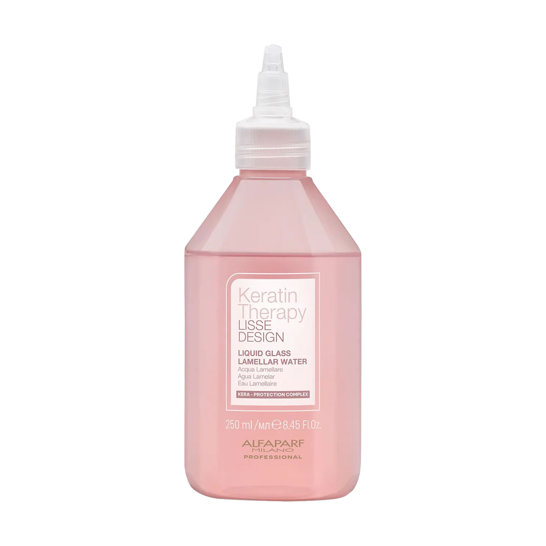 

Ламелярна вода для волосся Alfaparf Milano Keratin Therapy Lisse Design Liquid Glass Lamellar Water, 250 мл