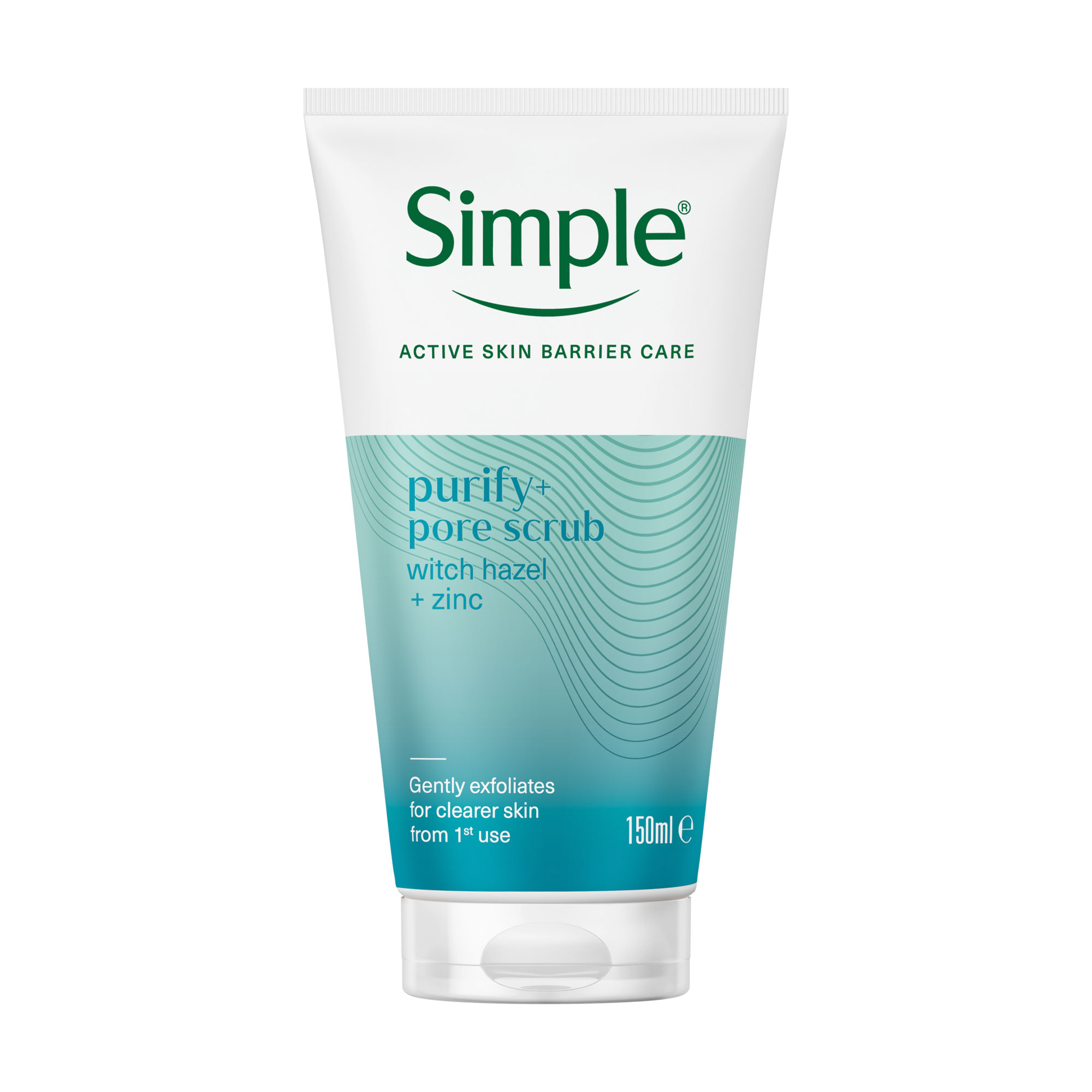 

Очищувальний скраб для обличчя Simple Daily Skin Detox Clear Pore Scrub, 150 мл