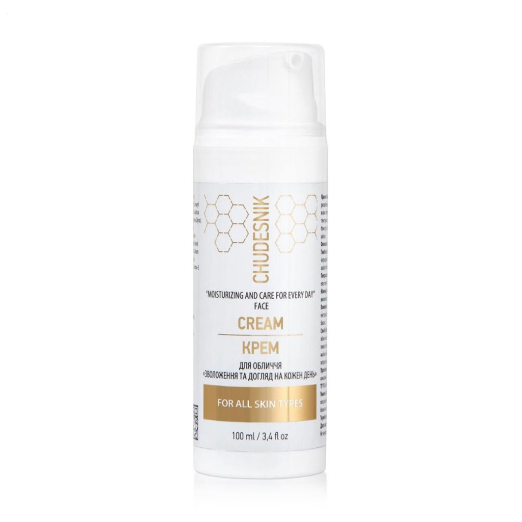 Крем для обличчя chudesnik Moisturizing And Care For Every Day Face Cream Зволоження та догляд на кожен день, 100 мл