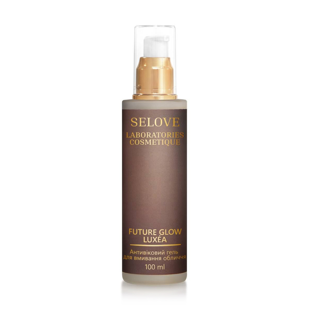

Антивіковий гель для вмивання обличчя Selove Laboratories Cosmetique Future Glow Luxea, 100 мл