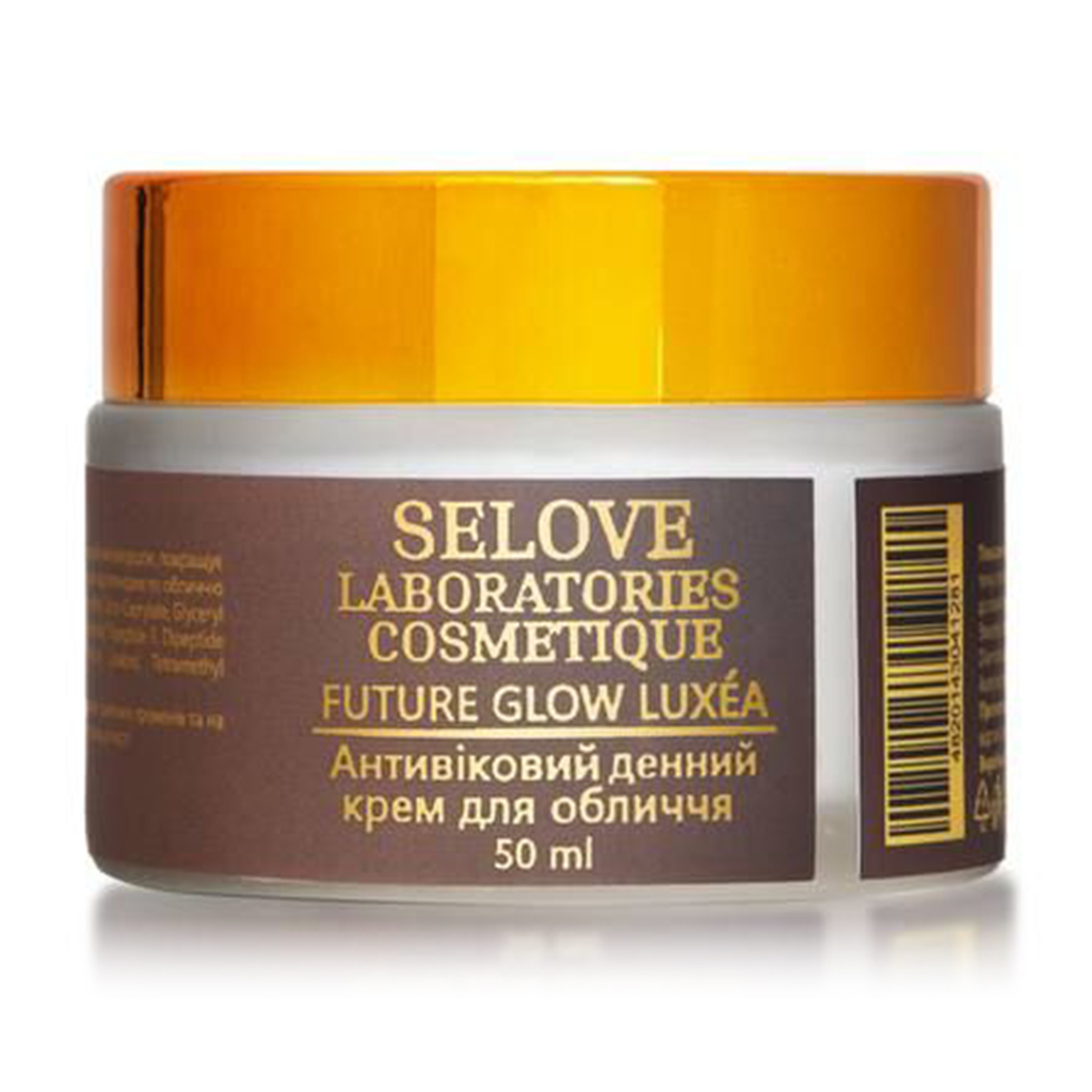 

Антивіковий денний крем для обличчя Selove Laboratories Cosmetique Future Glow Luxea, 50 мл