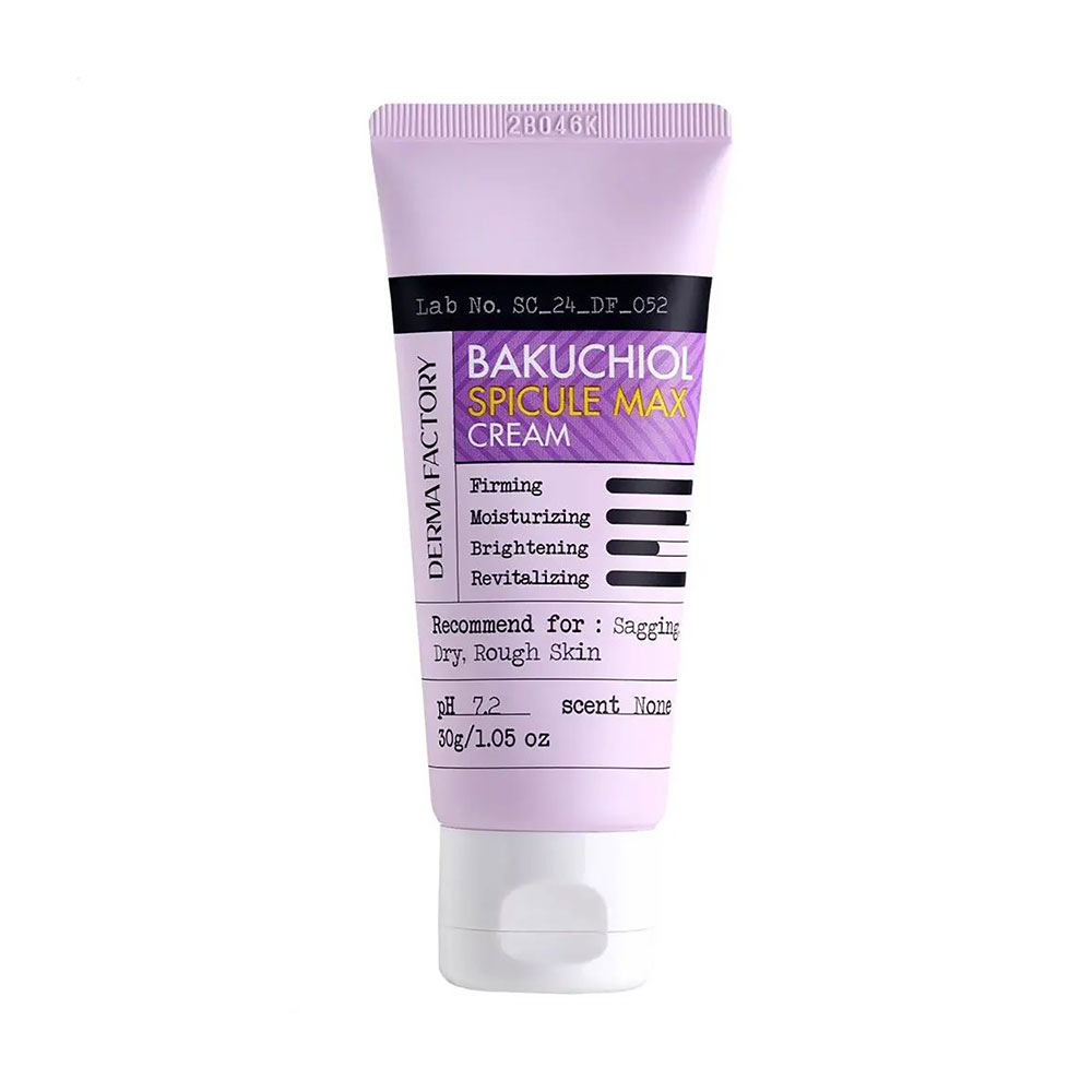 Антивіковий крем для обличчя Derma Factory Bakuchiol Spicule Max Cream із бакучіолом, 30 мл