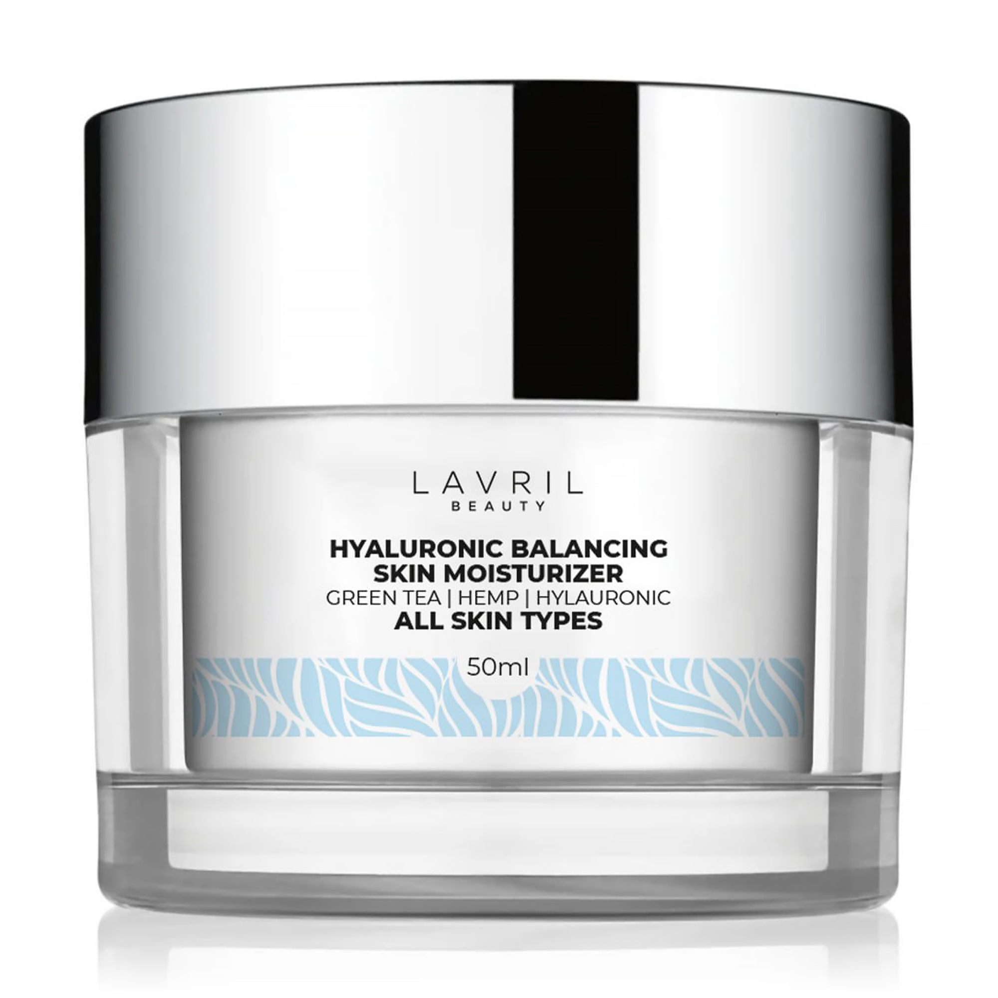 

Зволожувальний крем для обличчя LAVRIL BEAUTY Hyaluronic Balancing Skin Moisturizer з коноплею та гіалуроновою кислотою, 50 мл