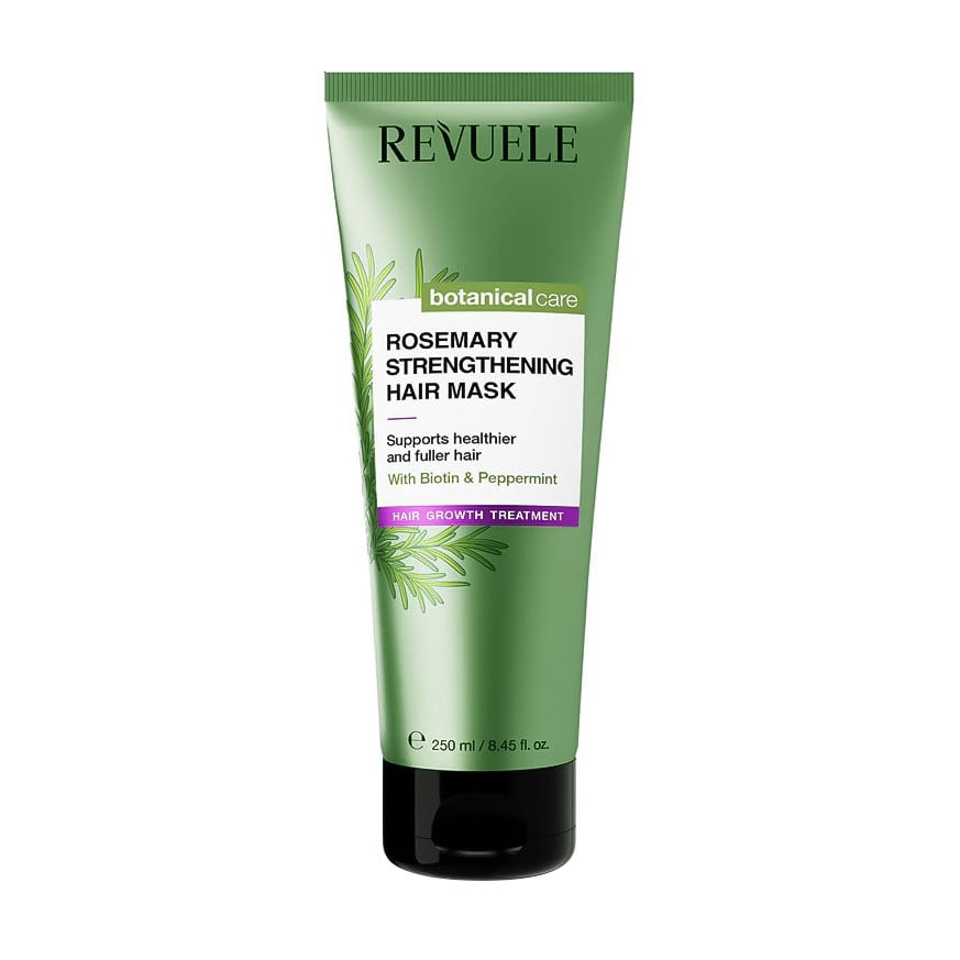 

Зміцнювальна маска для волосся Revuele Botanical Care Rosemary Strengthening Hair Mask з розмарином, 250 мл