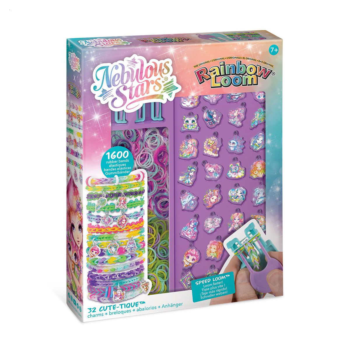 

Дитячий набір для створення прикрас Nebulous Stars серії Rainbow Loom Небесна фантазія, з підвісками, від 7 років (11144)