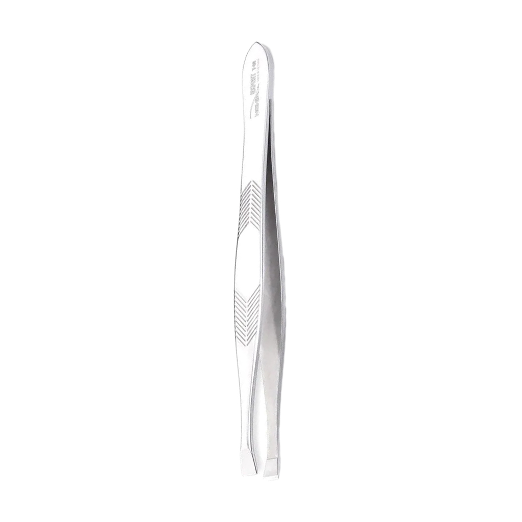 

Пінцет для брів Nghia Export Eyebrow Tweezers T.06 прямий, сірий