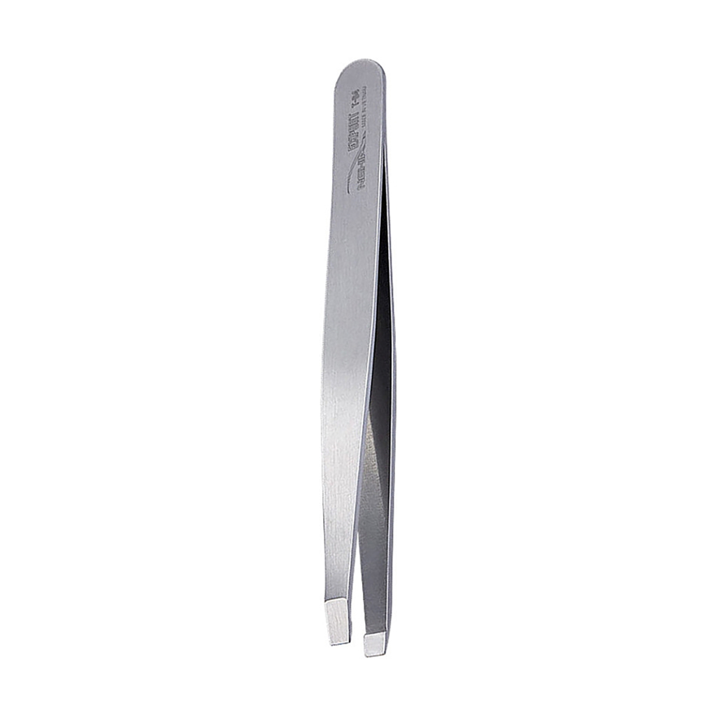 

Пінцет для брів Nghia Export Eyebrow Tweezers T.04 прямий, сірий