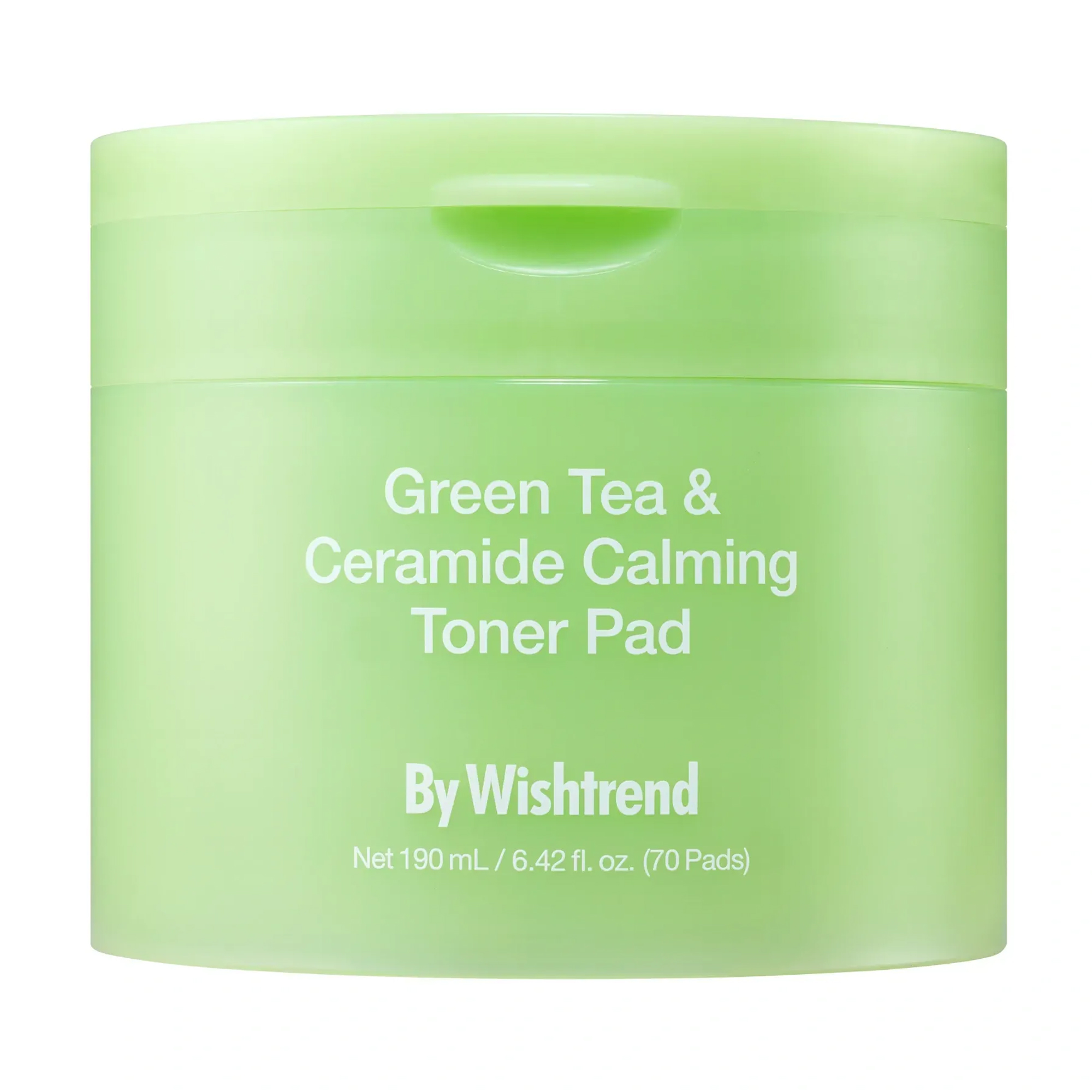 

Заспокійливі тонер-пади для обличчя By Wishtrend Green Tea & Ceramide Calming Toner Pad, 190 мл, 70 шт