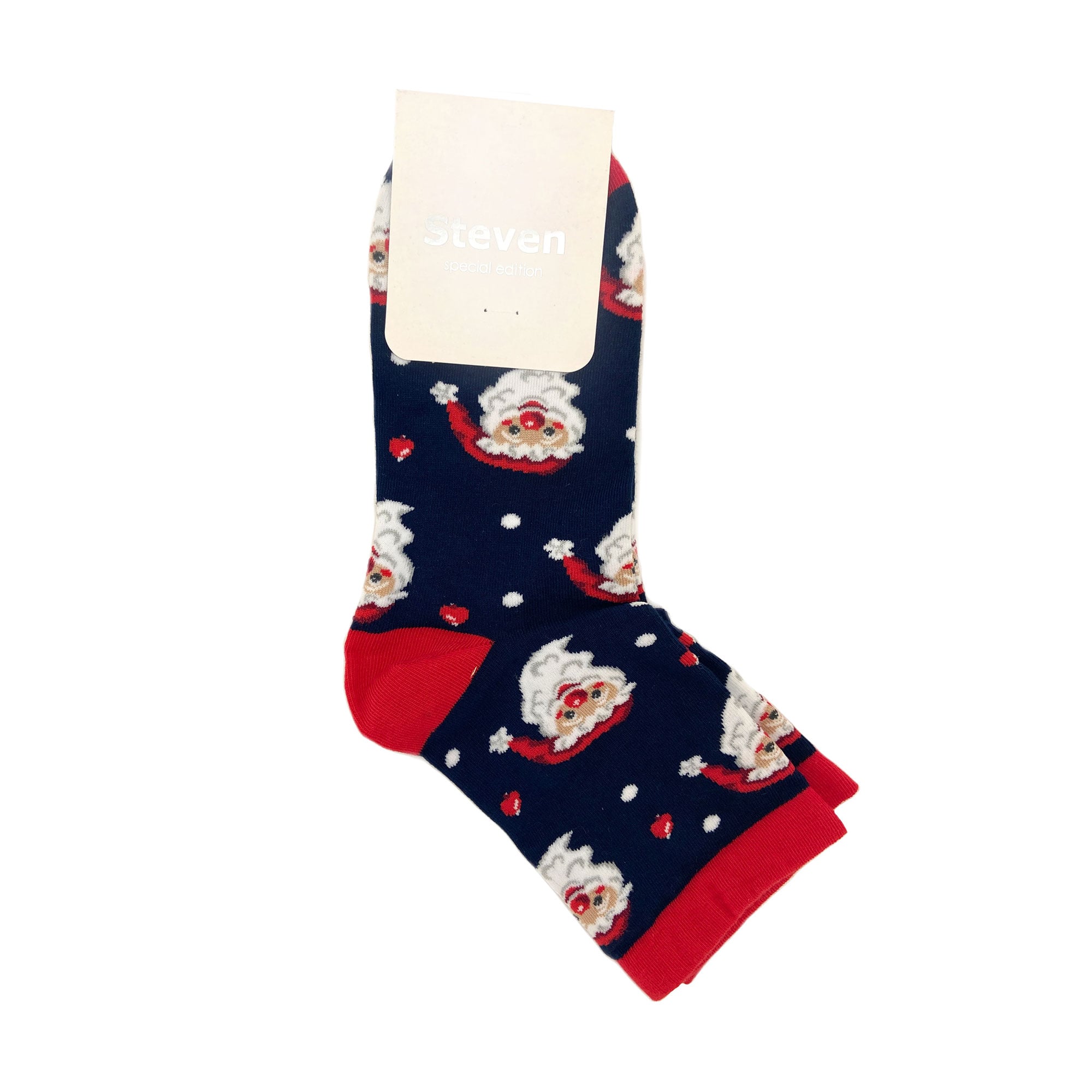 

Шкарпетки жіночі Steven 136, 058 темно-сині, розмір 35-37