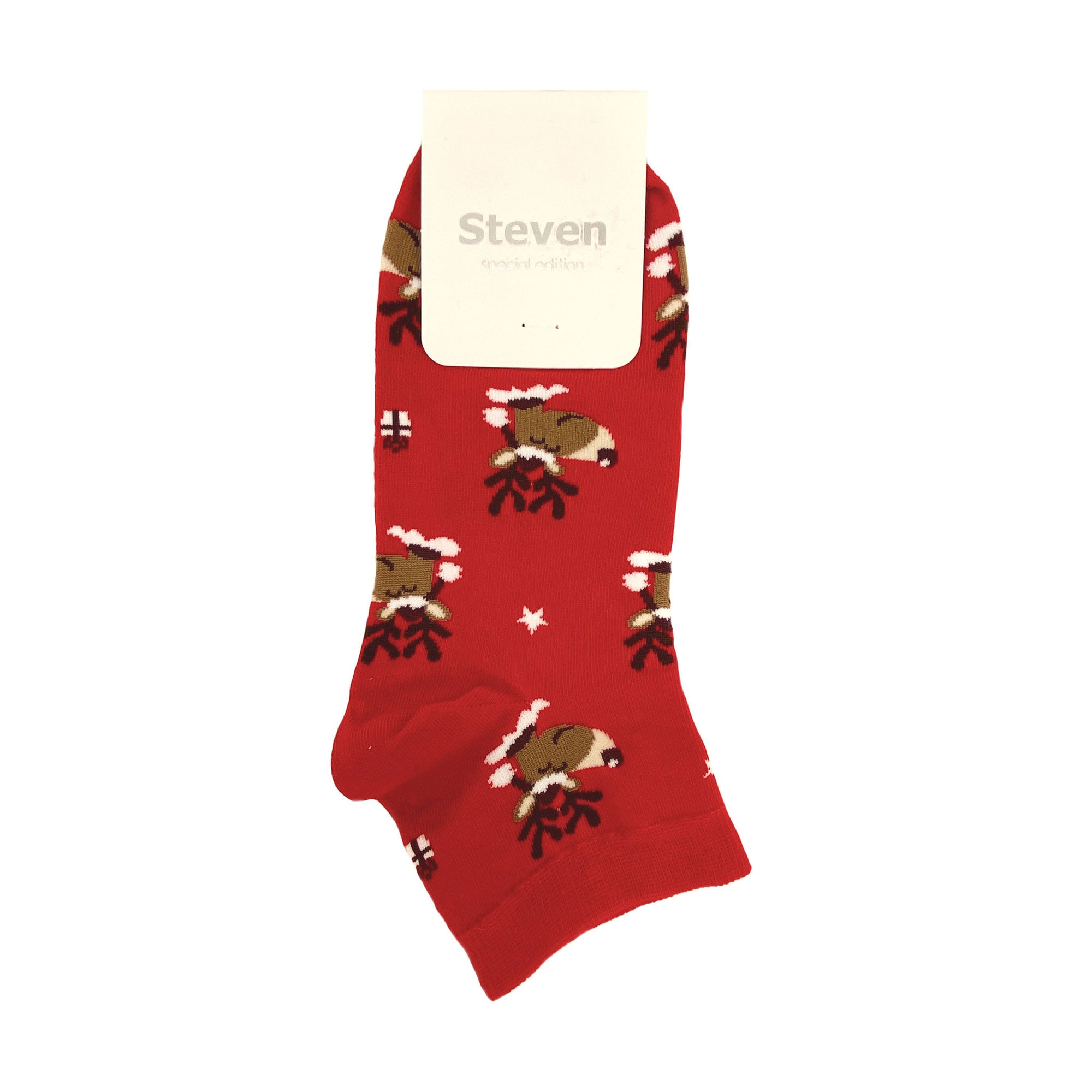 

Шкарпетки жіночі Steven 136, 003 червоні, розмір 38-40