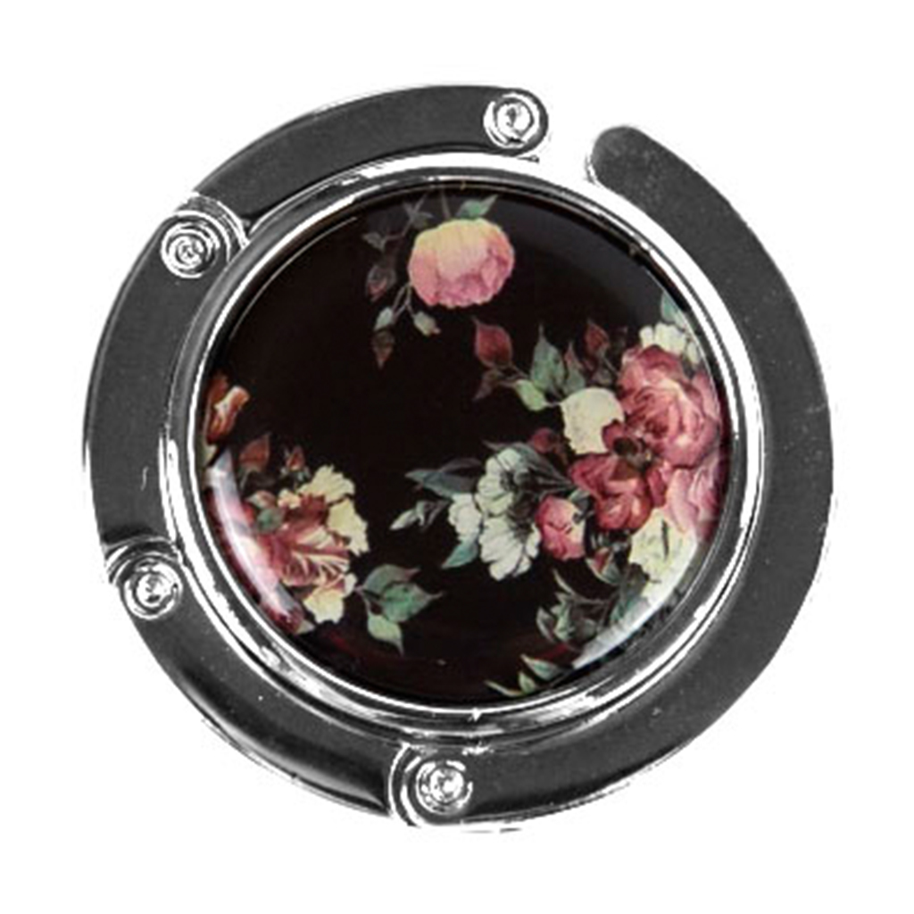 

Тримач сумки Cosmo Shop настільний, коло, квіти (CS005BF)