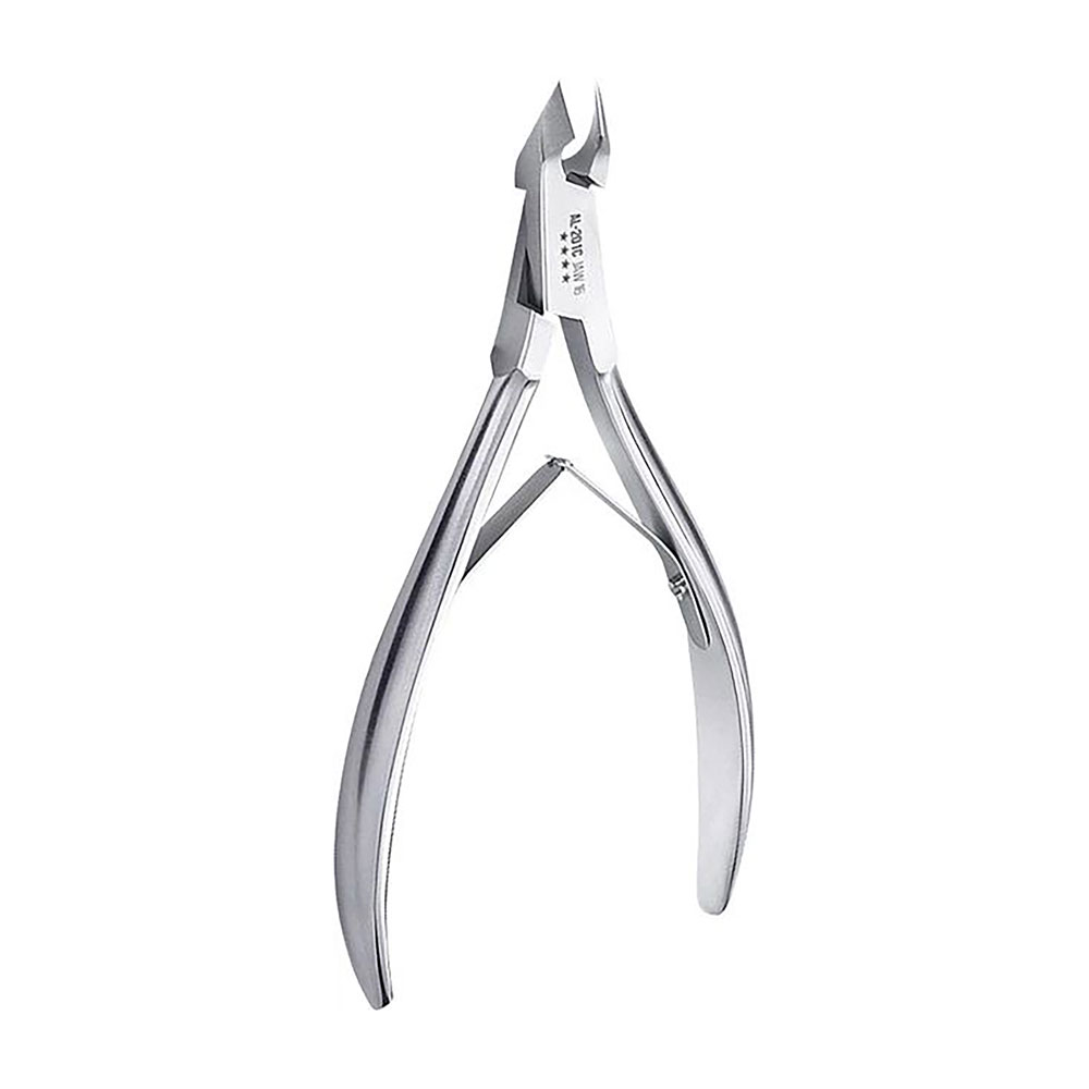 

Професійні кусачки для кутикули Nghia Omi Nail Nippers AL.201C, хромоване покриття, 7 мм